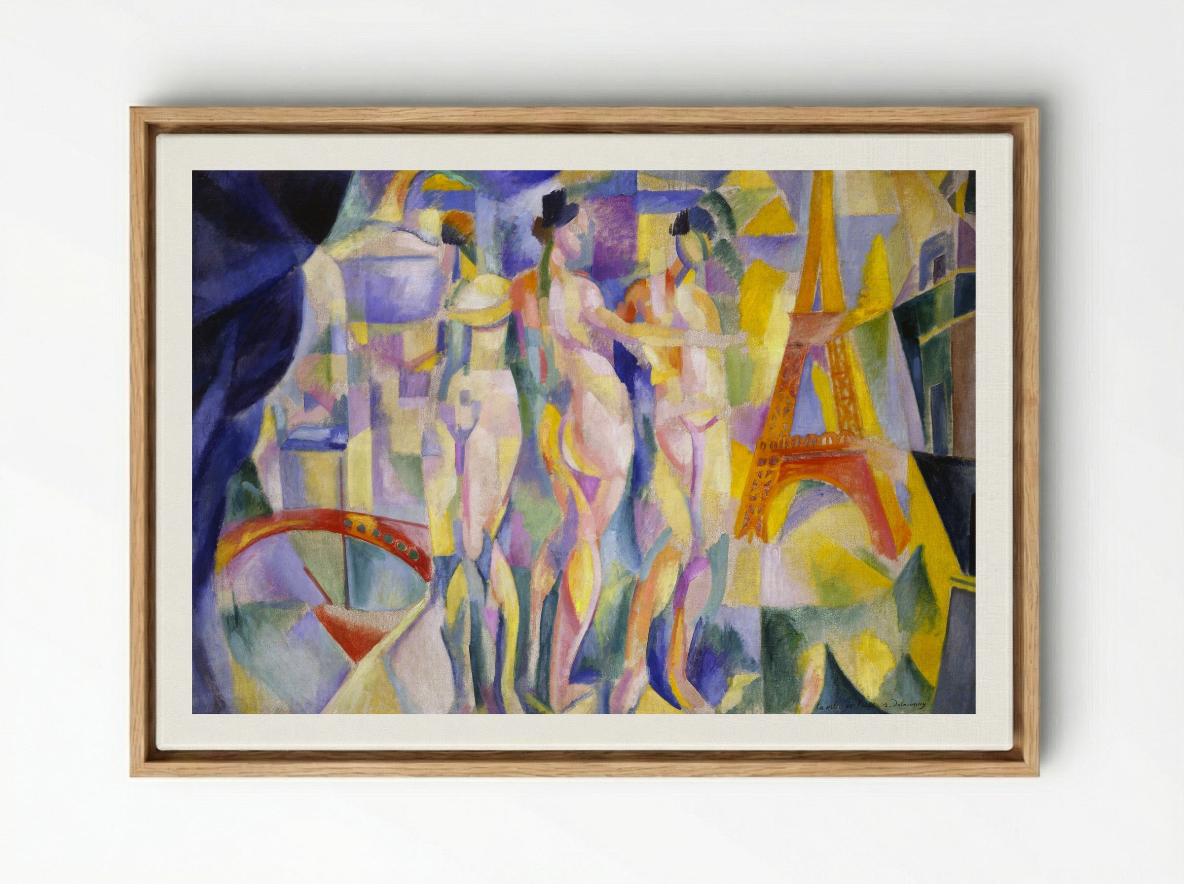 The City of Paris - Robert Delaunay - Framed Canvas Wood