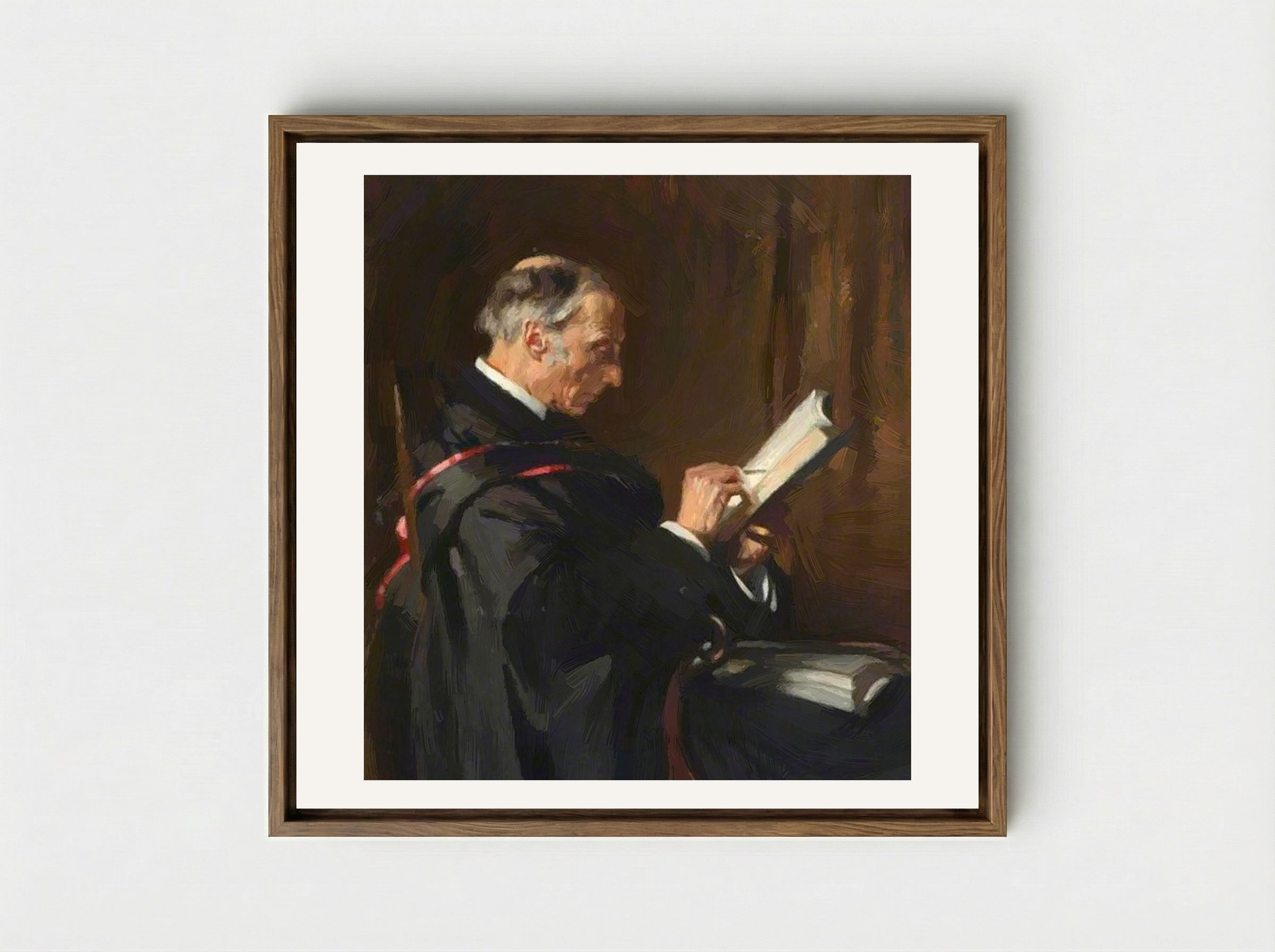 Charles Buller Heberden, Principal - William Orpen - Framed Canvas Wood