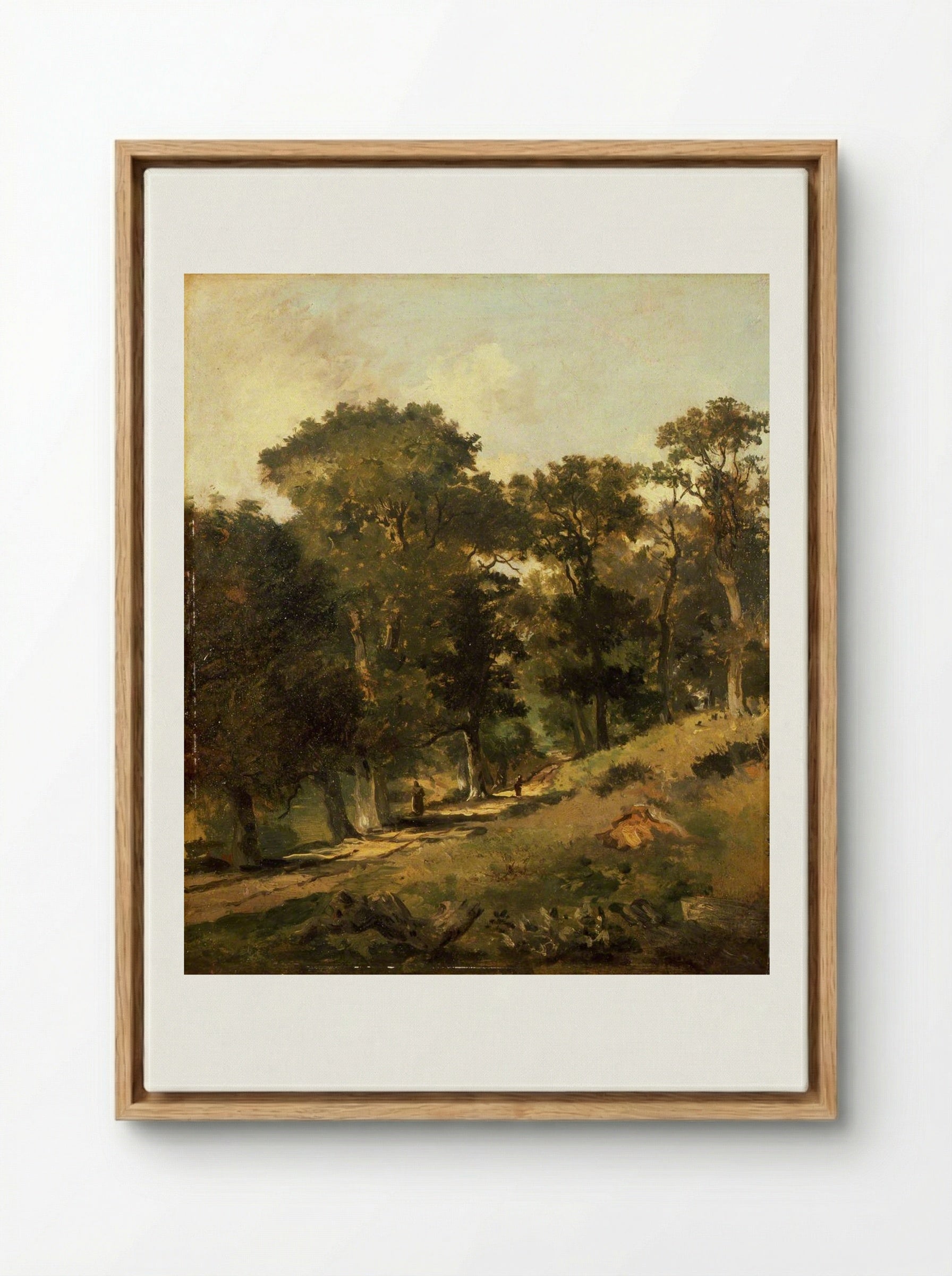 Postwick Grove, Norwich - John Crome - Framed Canvas Wood