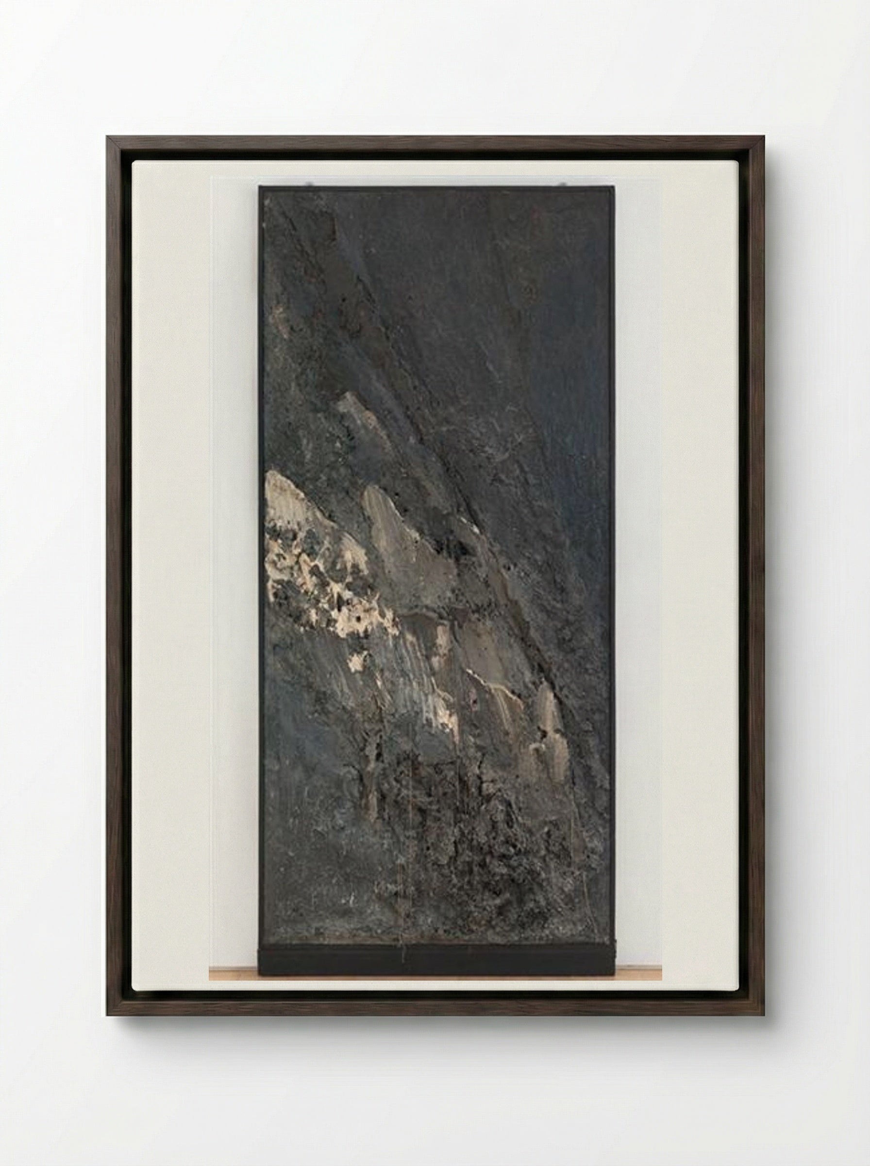 Incision - Jay DeFeo - Framed Canvas Dark Wood