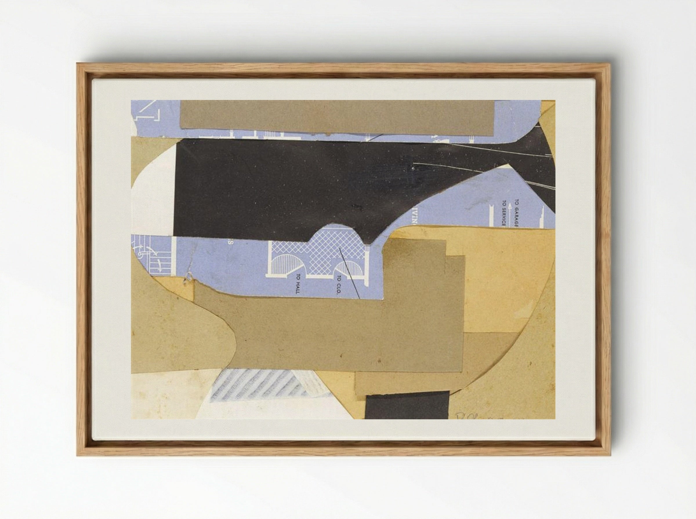 Untitled (35-14) - Balcomb Greene - Framed Canvas Wood