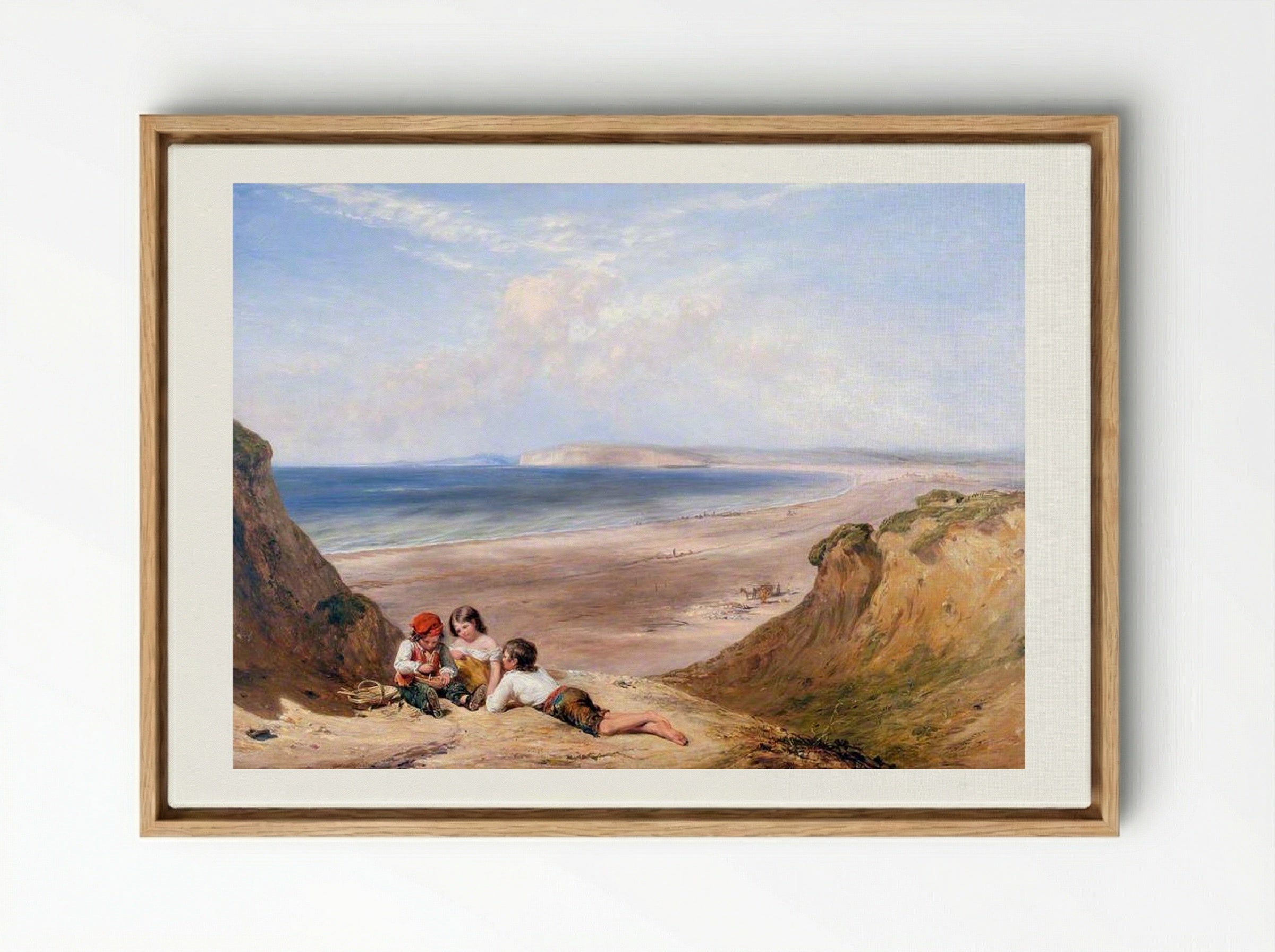 Seaford, Sussex - William Collins - Framed Canvas Wood