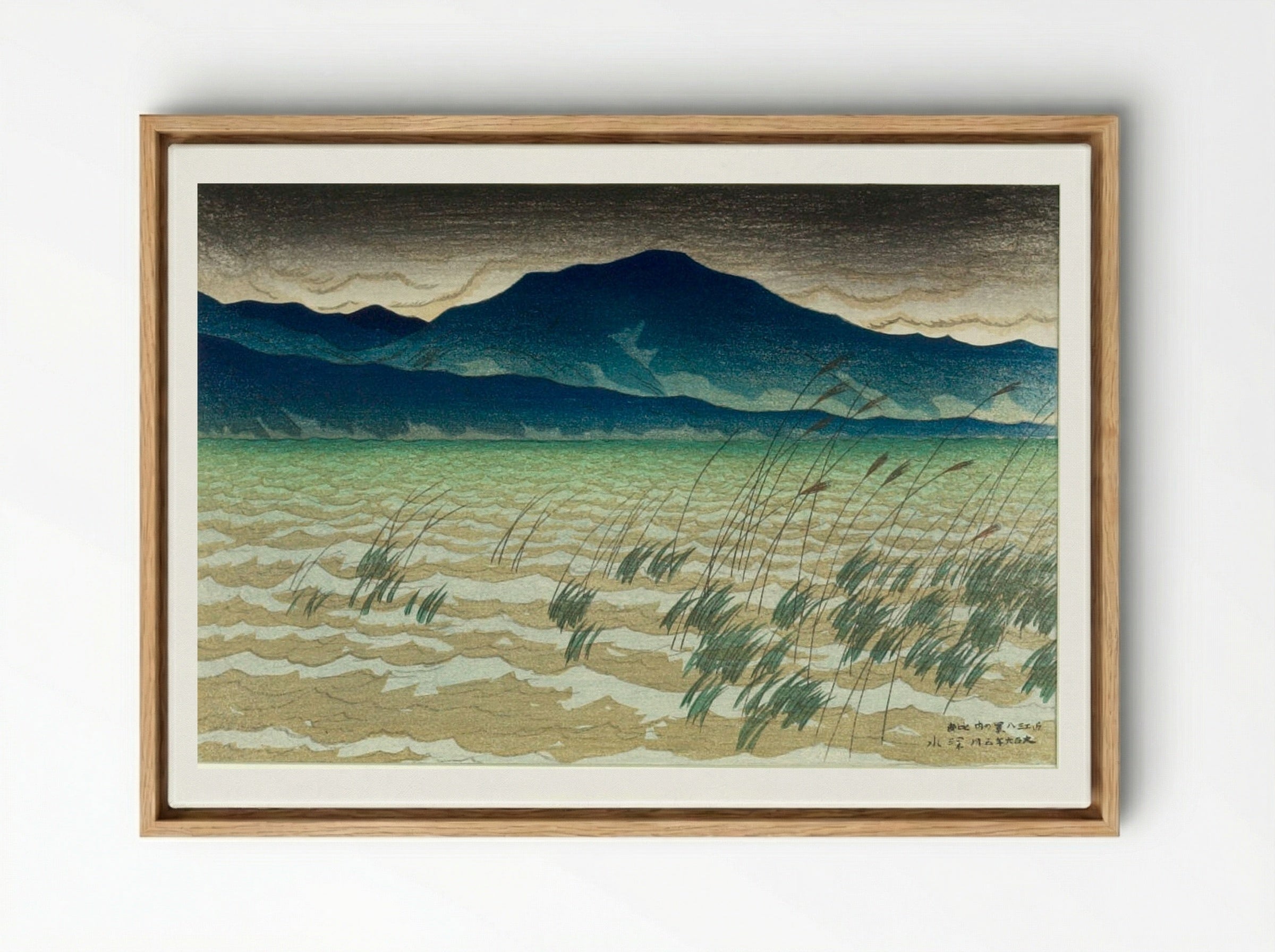 Hira, from the series Eight Views of Lake Biwa - Itō Shinsui - Framed Canvas Wood