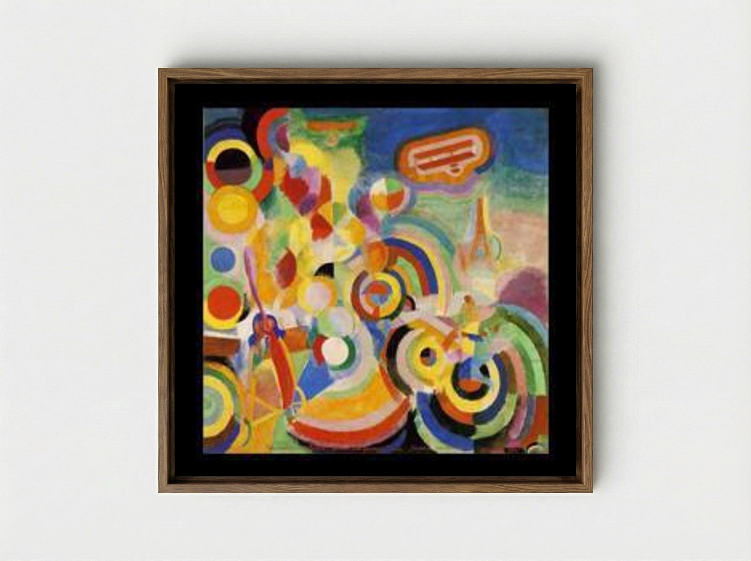 Homage to Bleriot - Robert Delaunay - Framed Canvas Wood