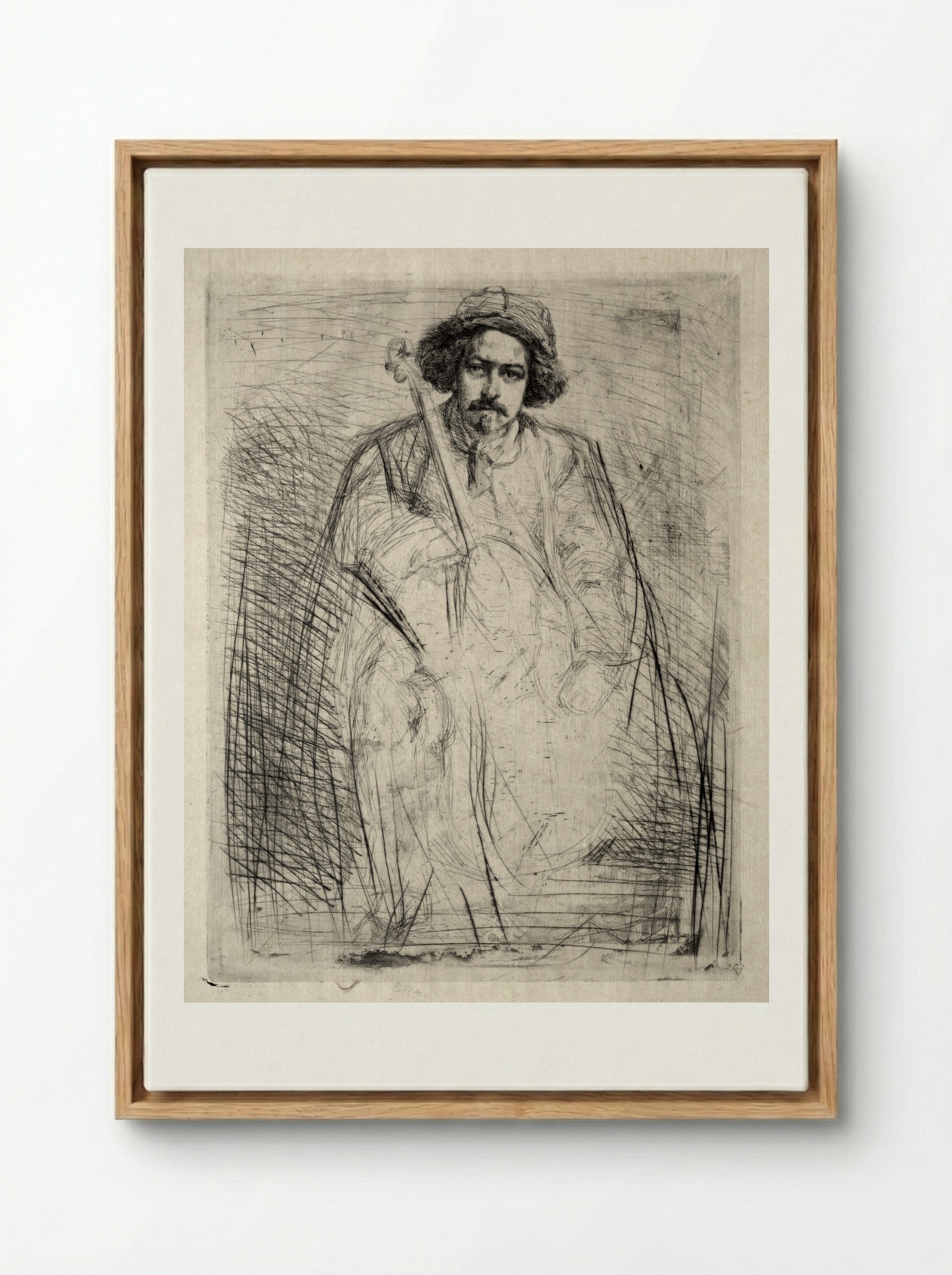Becquet - James McNeill Whistler - Framed Canvas Wood