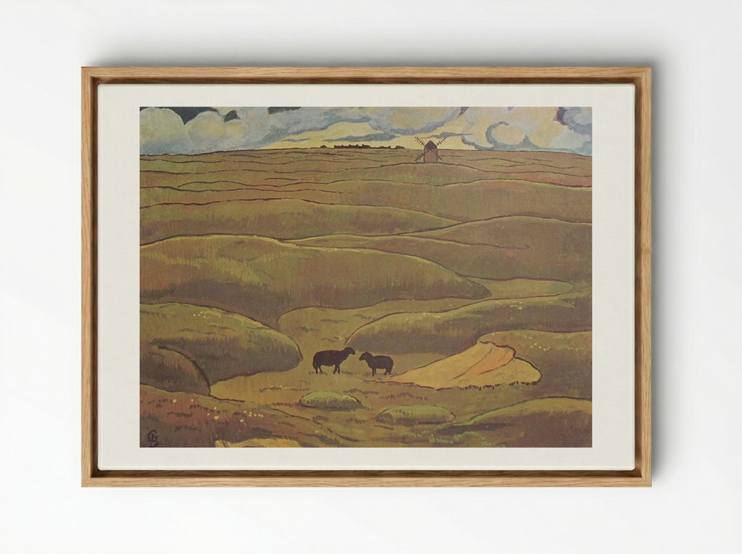 Rams, The Year - Georges Lacombe - Framed Canvas Wood