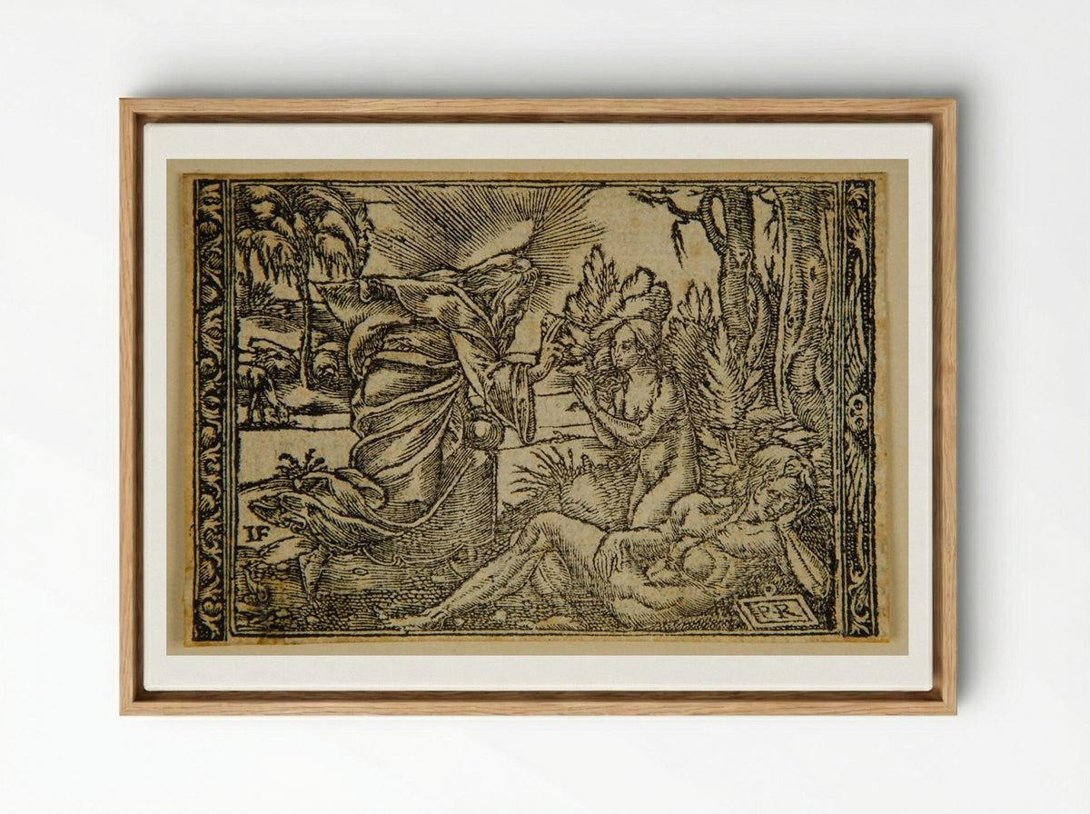 Creation of Eve - Master PR - Framed Canvas Wood
