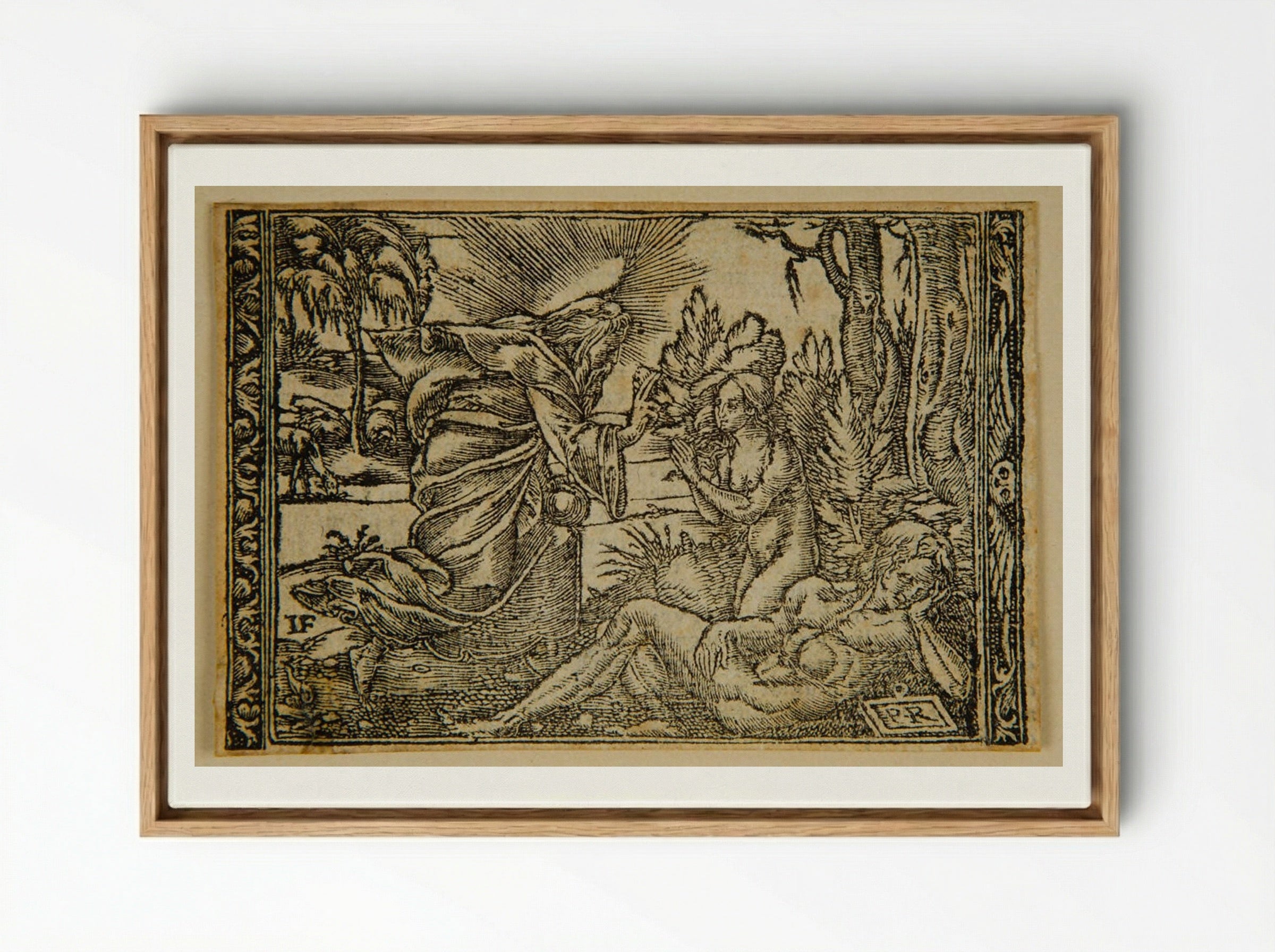 Creation of Eve - Master PR - Framed Canvas Wood