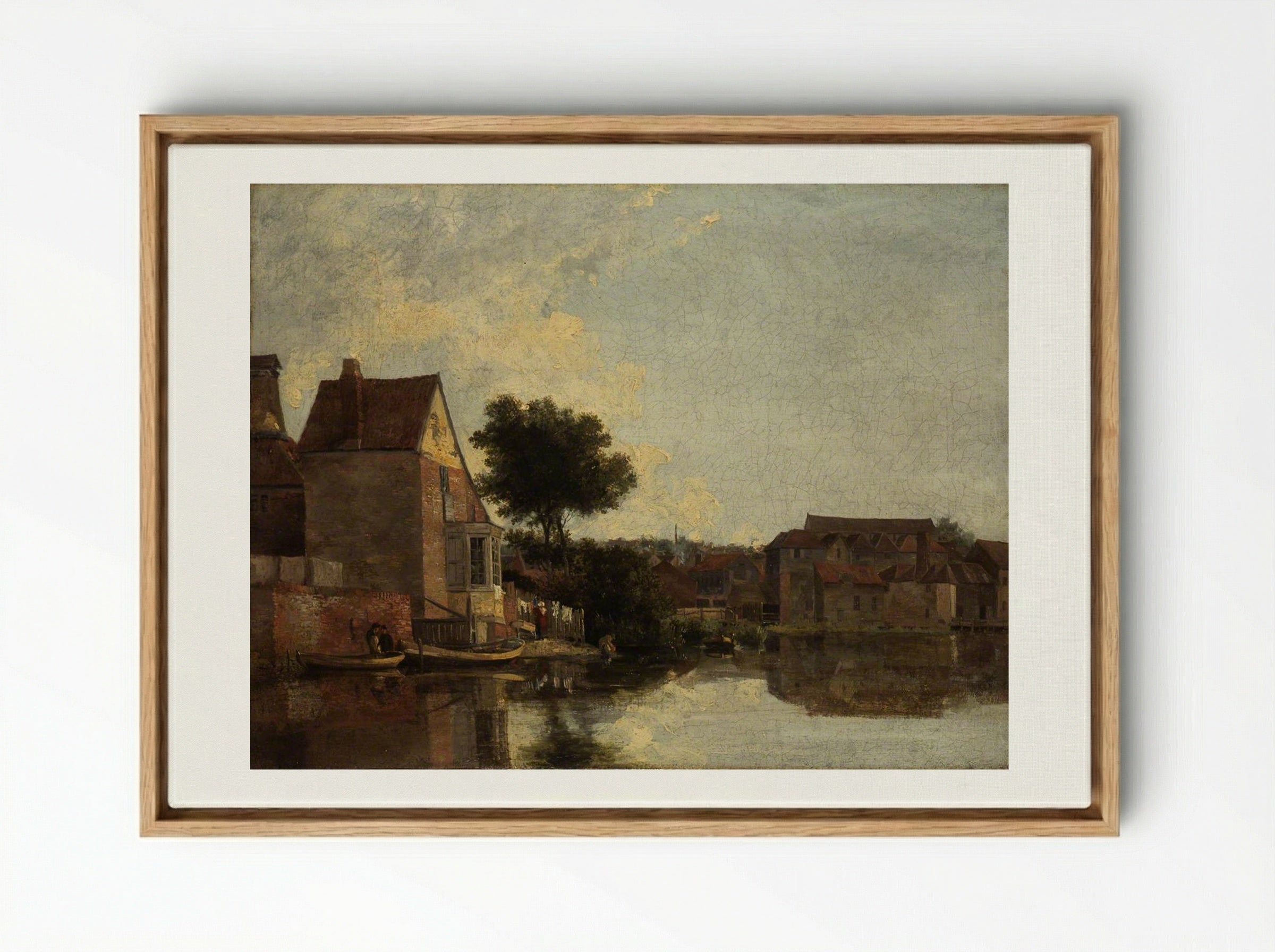 Back of the Mills - John Crome - Framed Canvas Wood