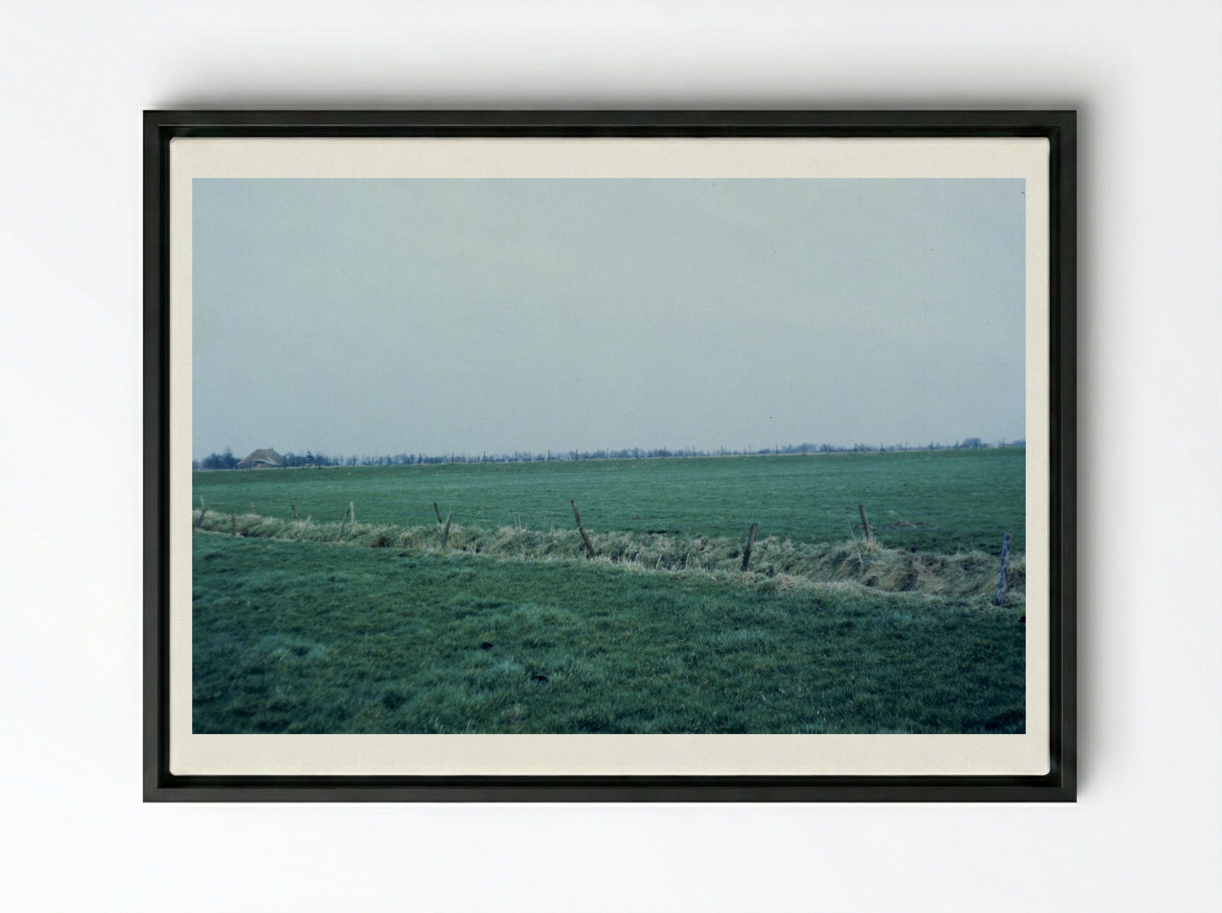 Zuidlaren Oost (12E) - Reinjan Mulder - Framed Canvas Black