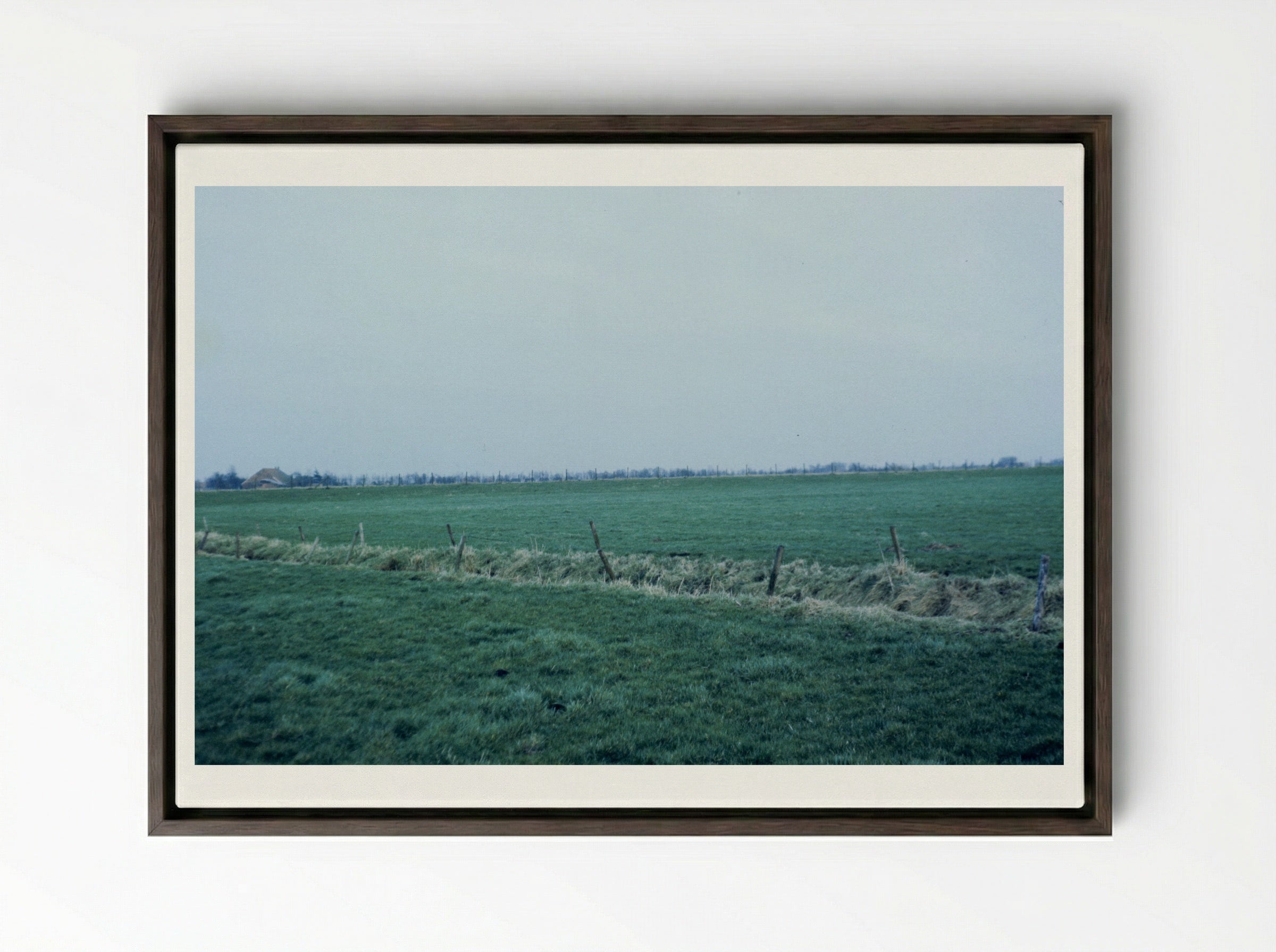 Zuidlaren Oost (12E) - Reinjan Mulder - Framed Canvas Dark Wood