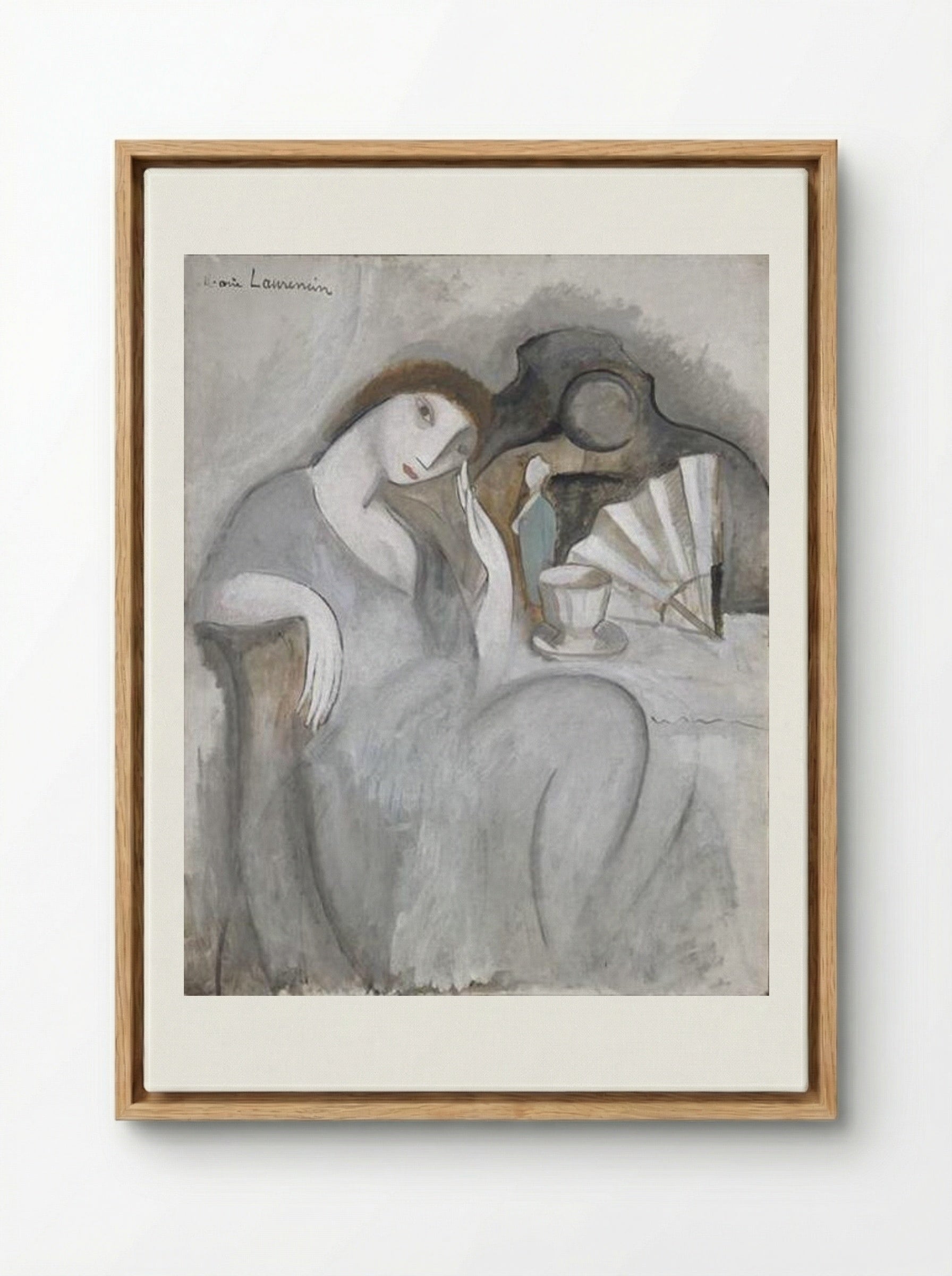 The Dancer - Marie Laurencin - Framed Canvas Wood