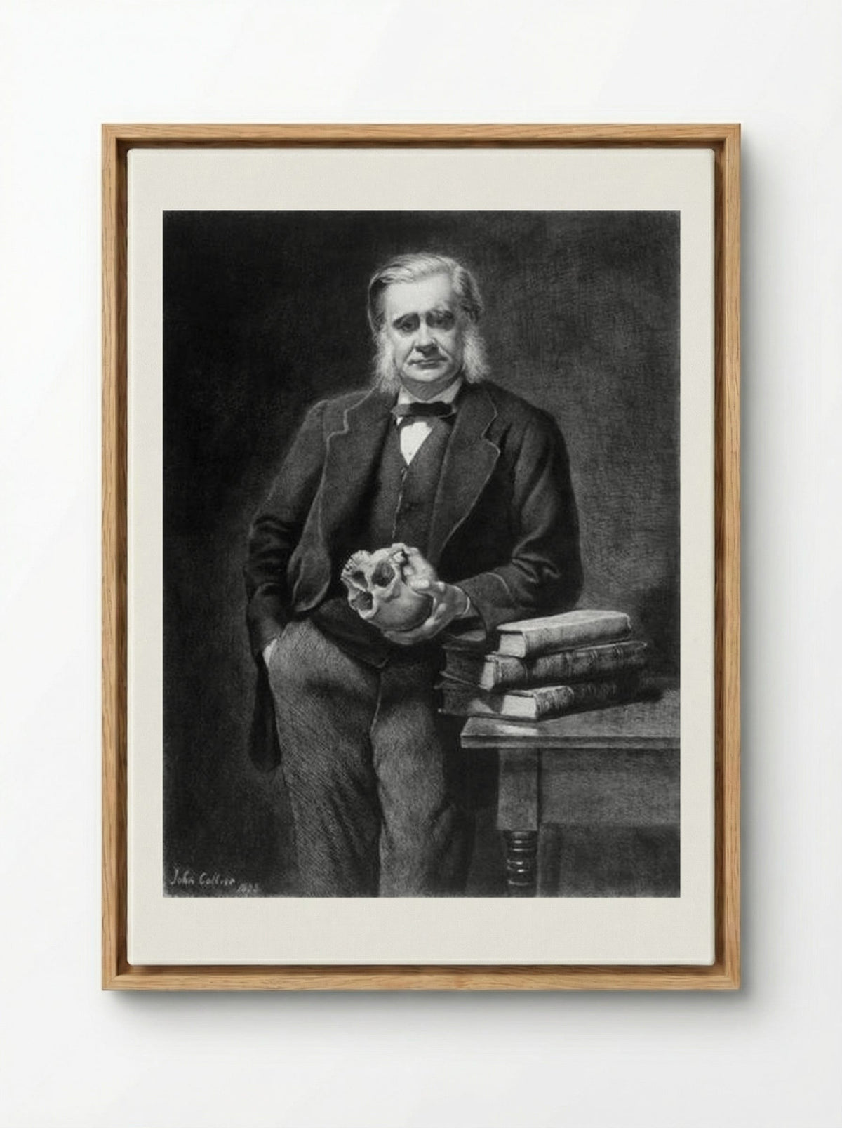 Thomas Henry Huxley - John Collier - Framed Canvas Wood