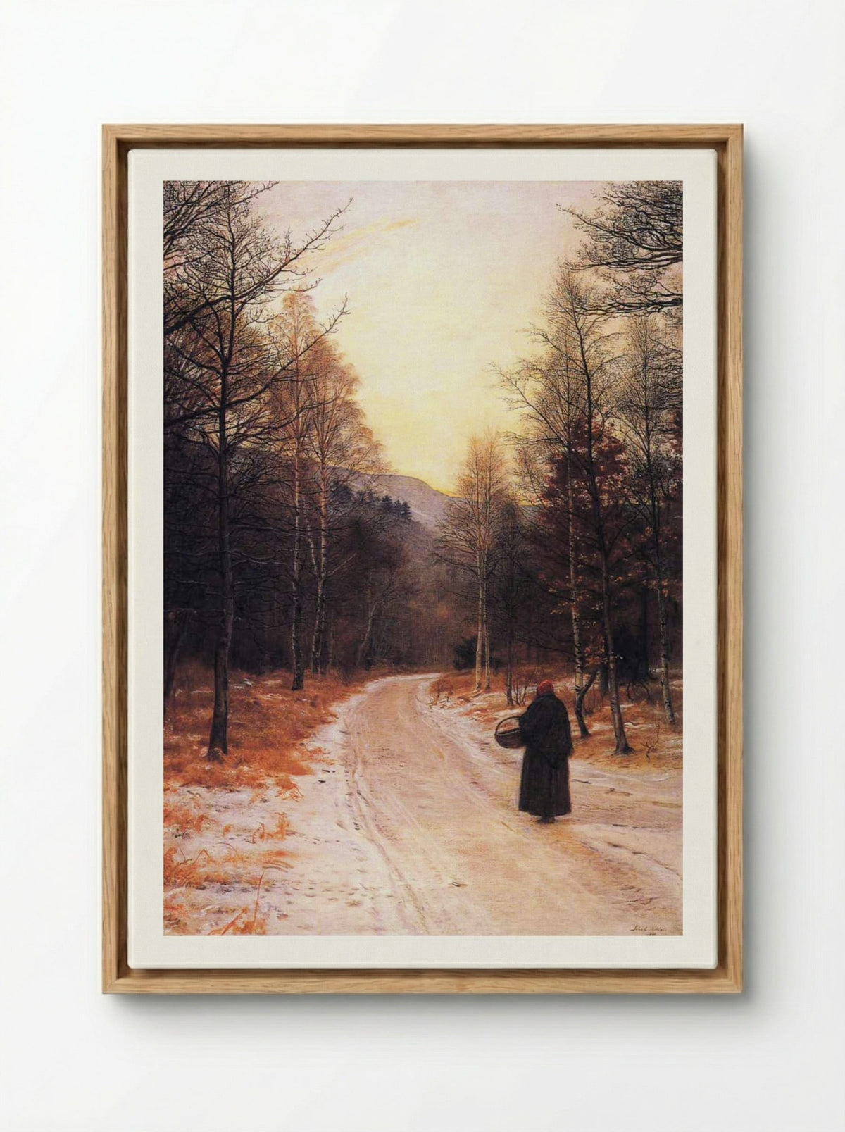 Glen Birnam - John Everett Millais - Framed Canvas Wood