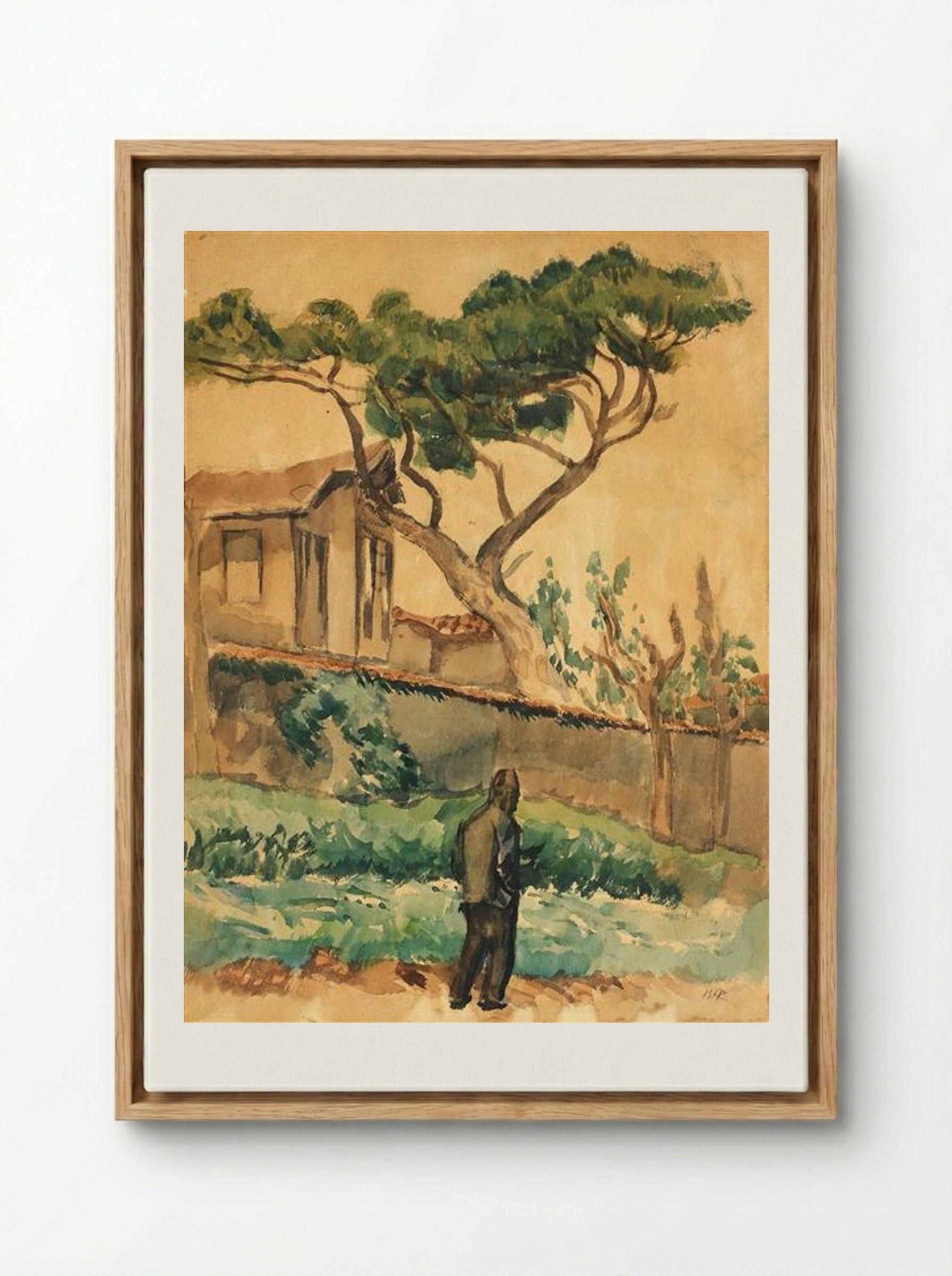 Oriental Landscape - Iosif Iser - Framed Canvas Wood