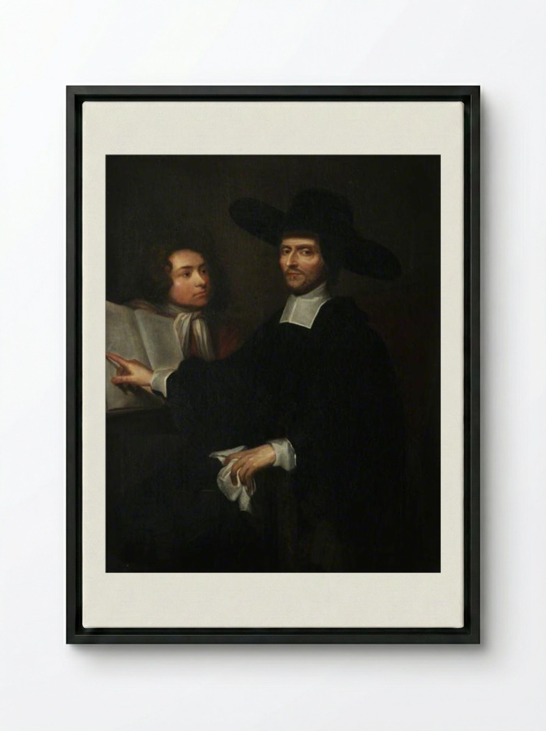 Richard Busby - John Riley - Framed Canvas Black