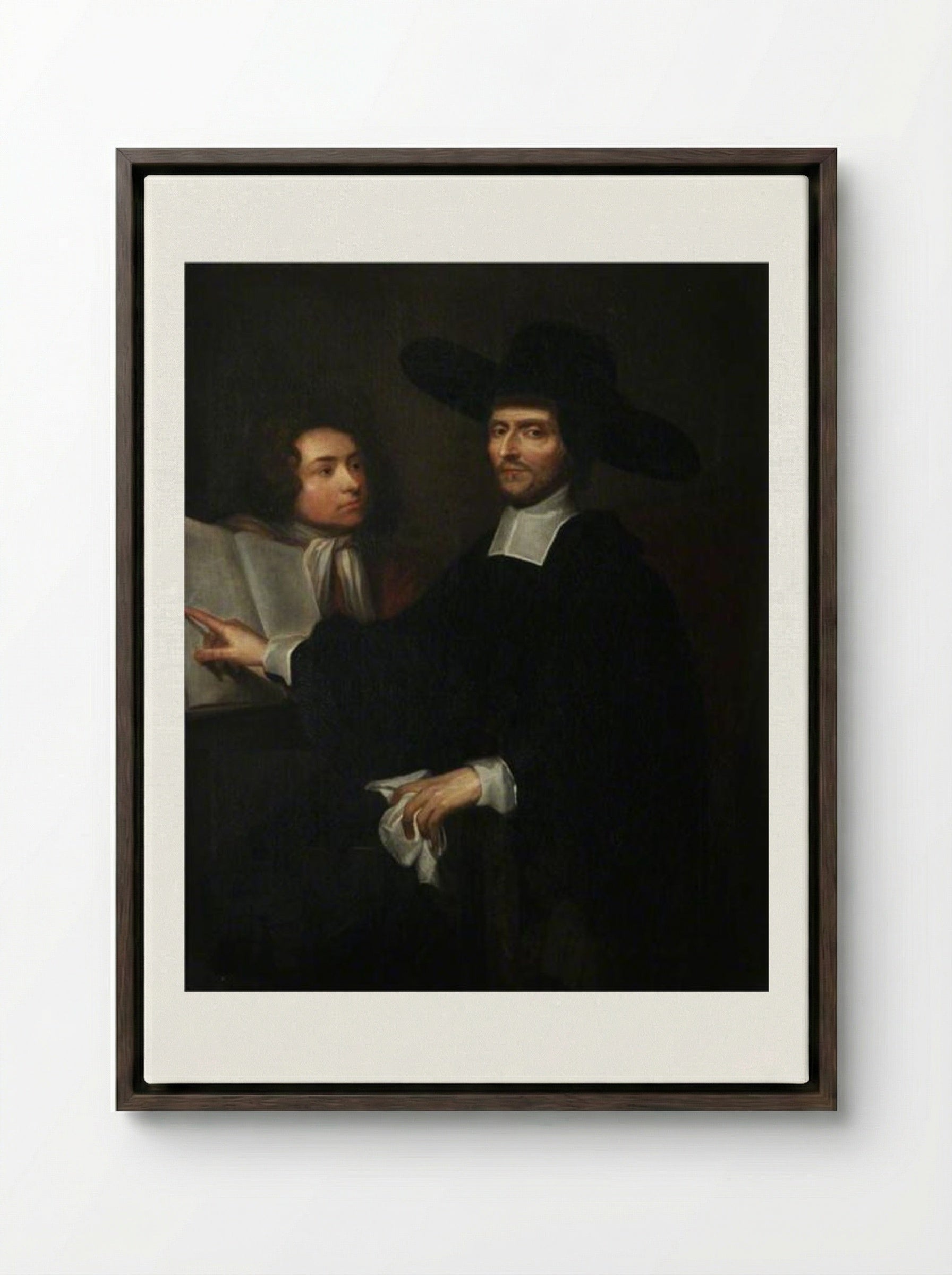 Richard Busby - John Riley - Framed Canvas Dark Wood