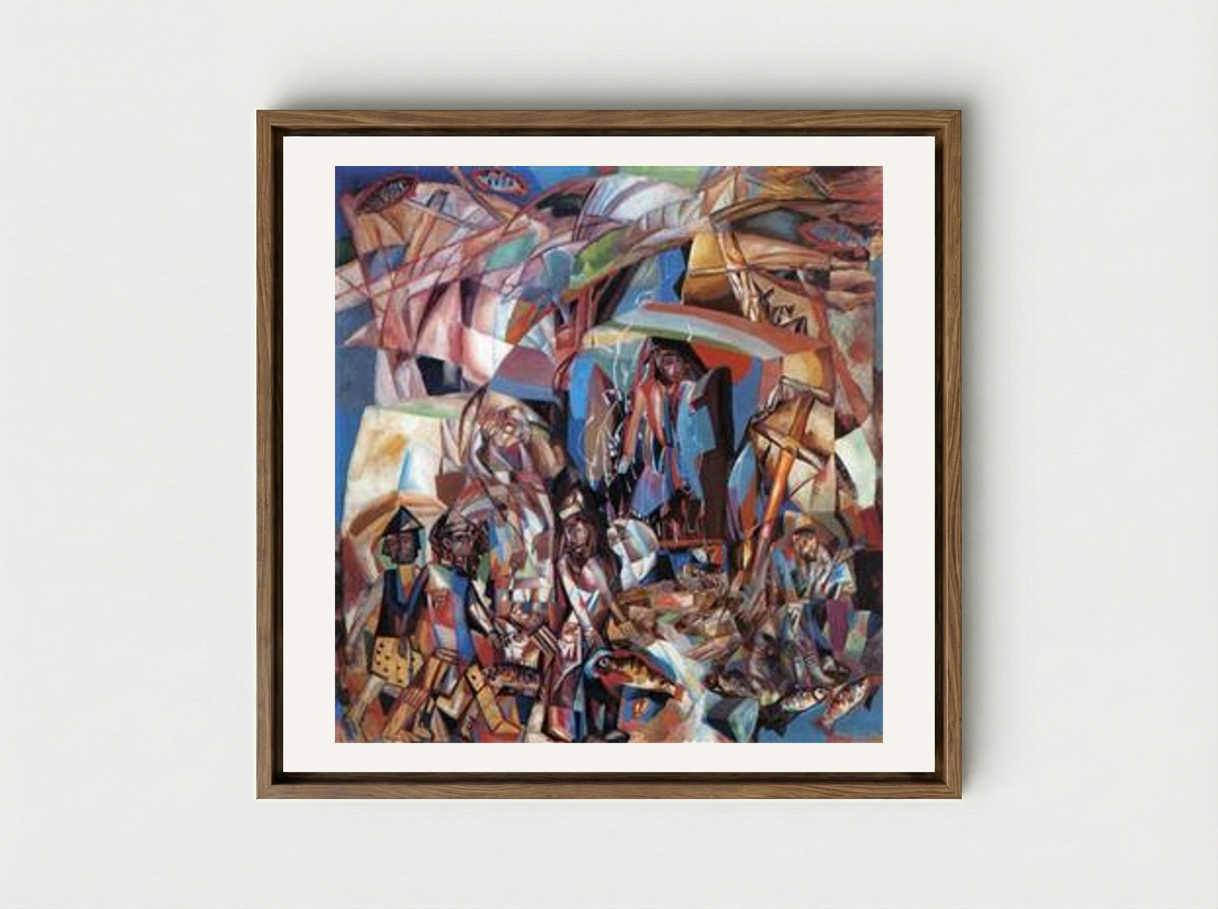 Fishing Schooner - Pavel Filonov - Framed Canvas Wood