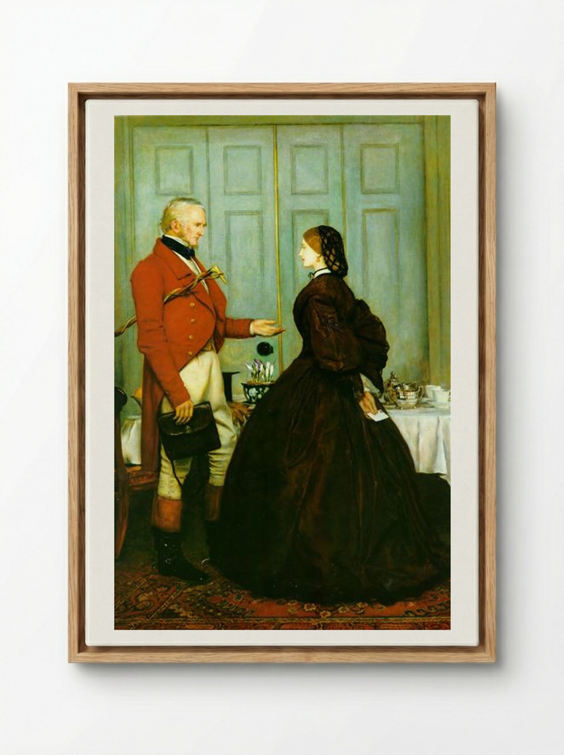 Trust Me - John Everett Millais - Framed Canvas Wood