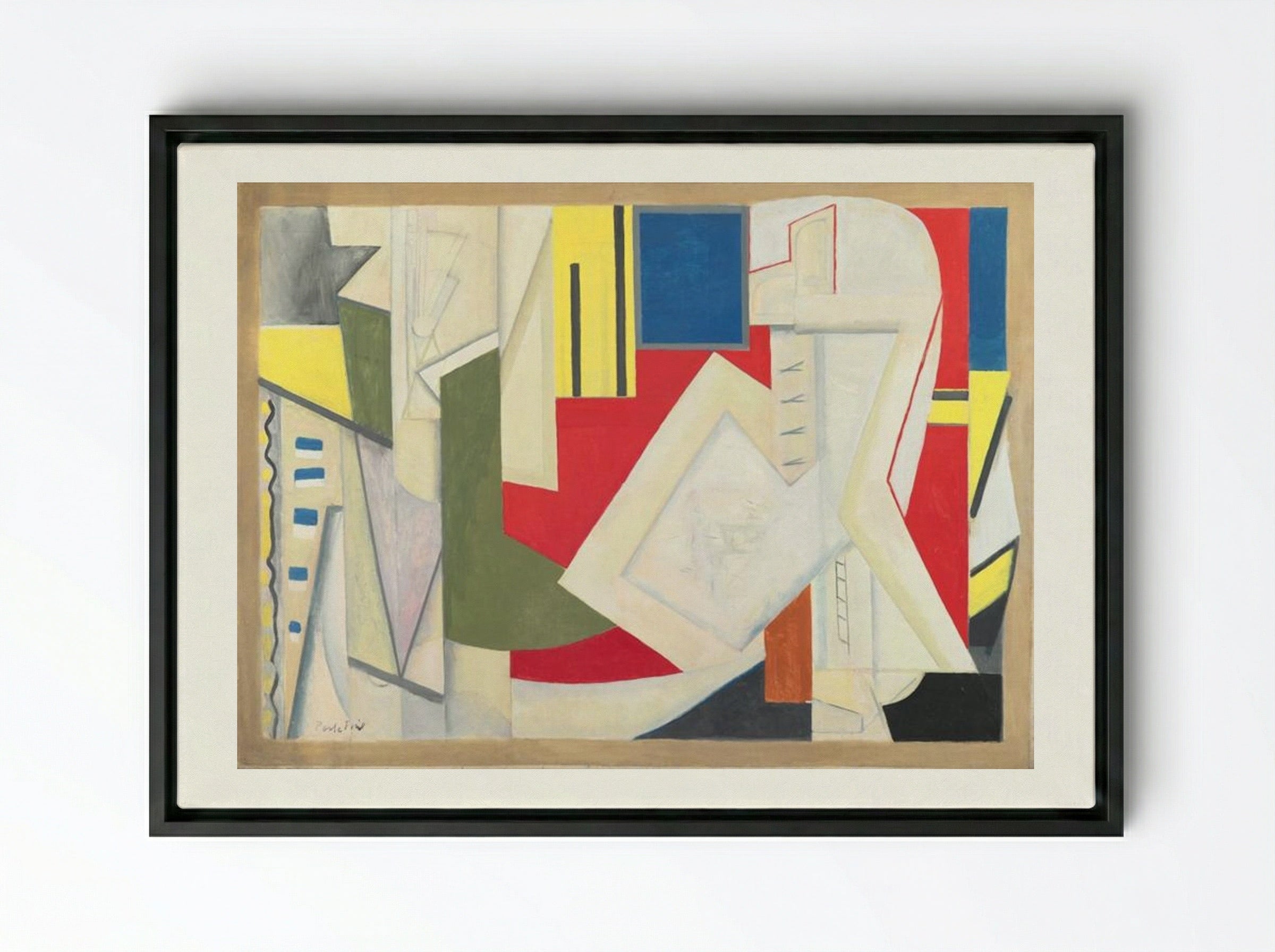 Summer Studio #2 - Perle Fine - Framed Canvas Black