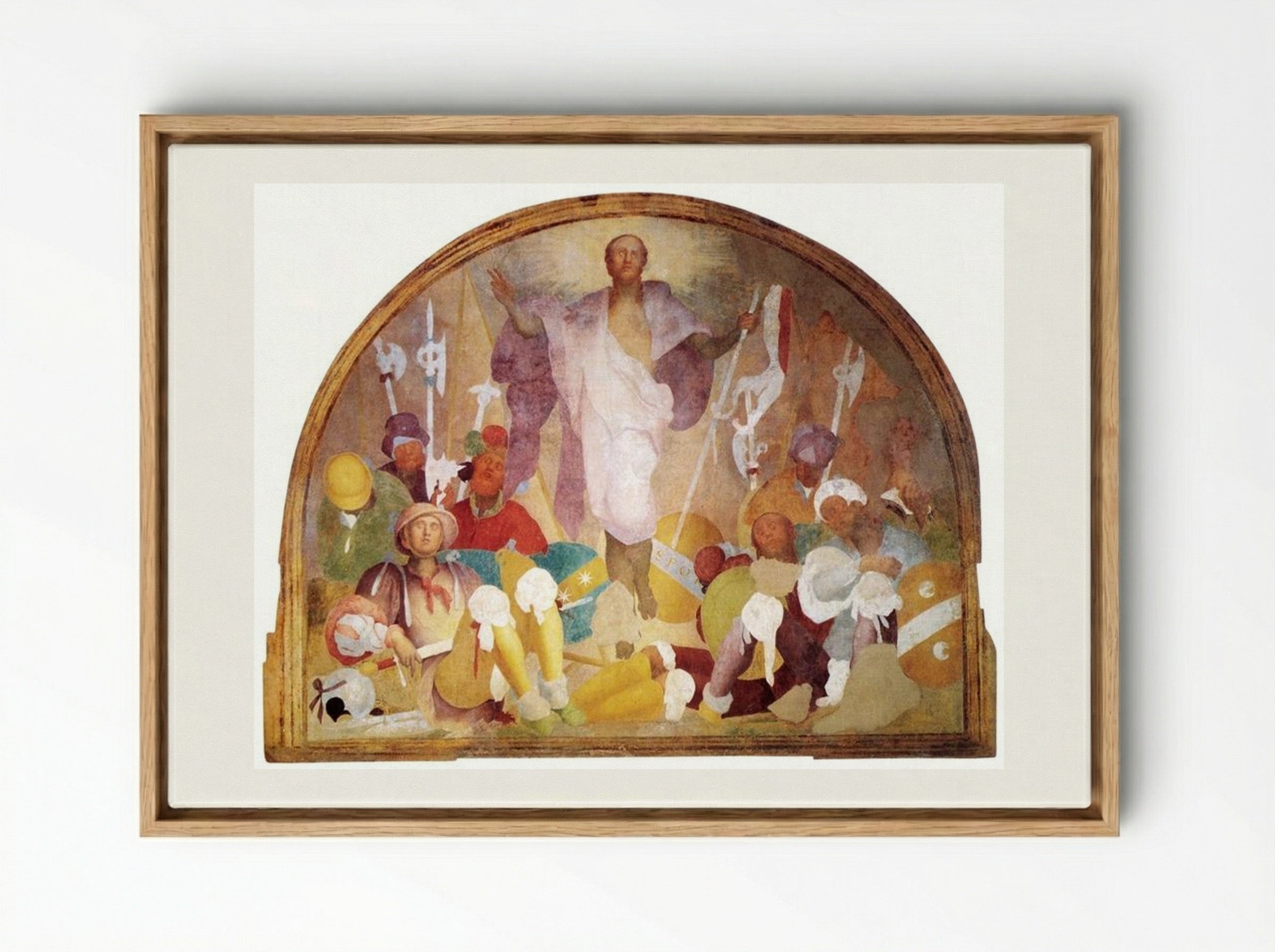 Resurrection - Jacopo Pontormo - Framed Canvas Wood
