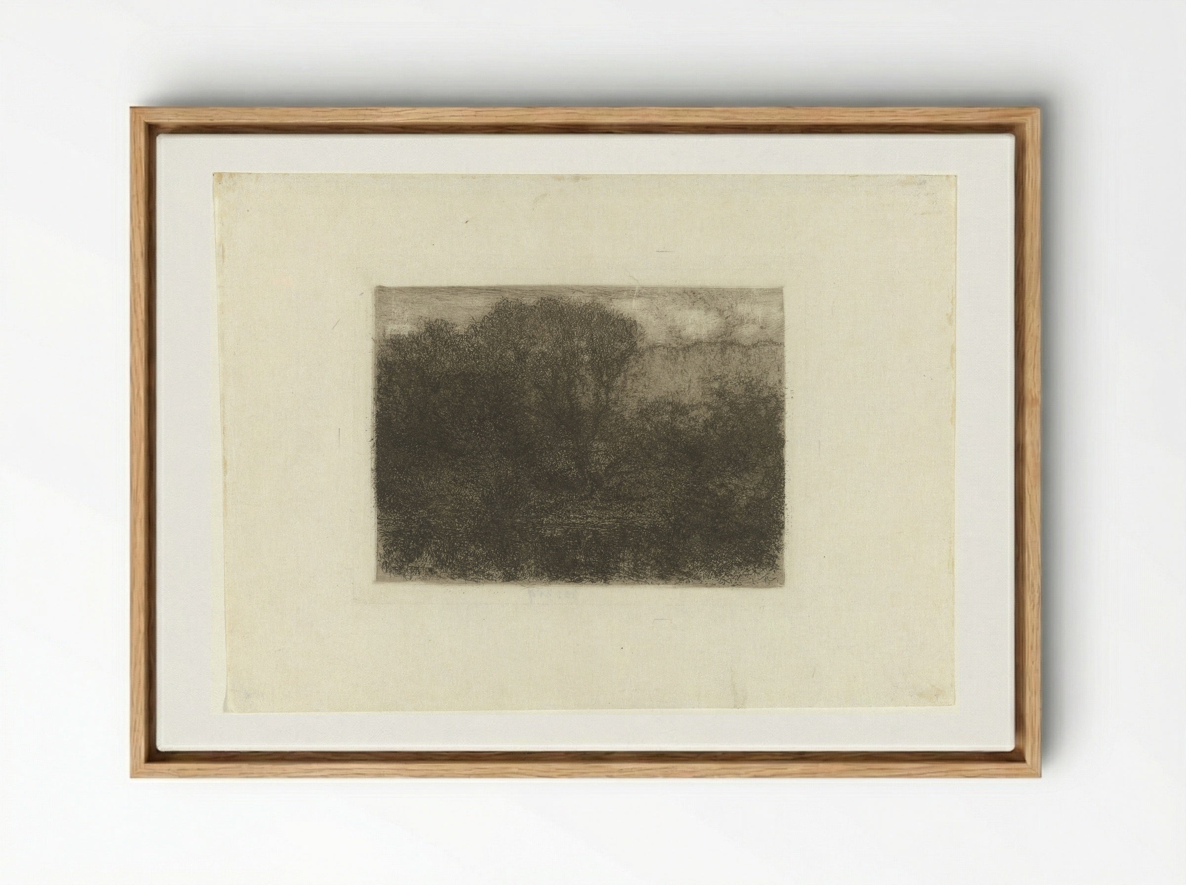 Woodland Pond - Matthijs Maris - Framed Canvas Wood