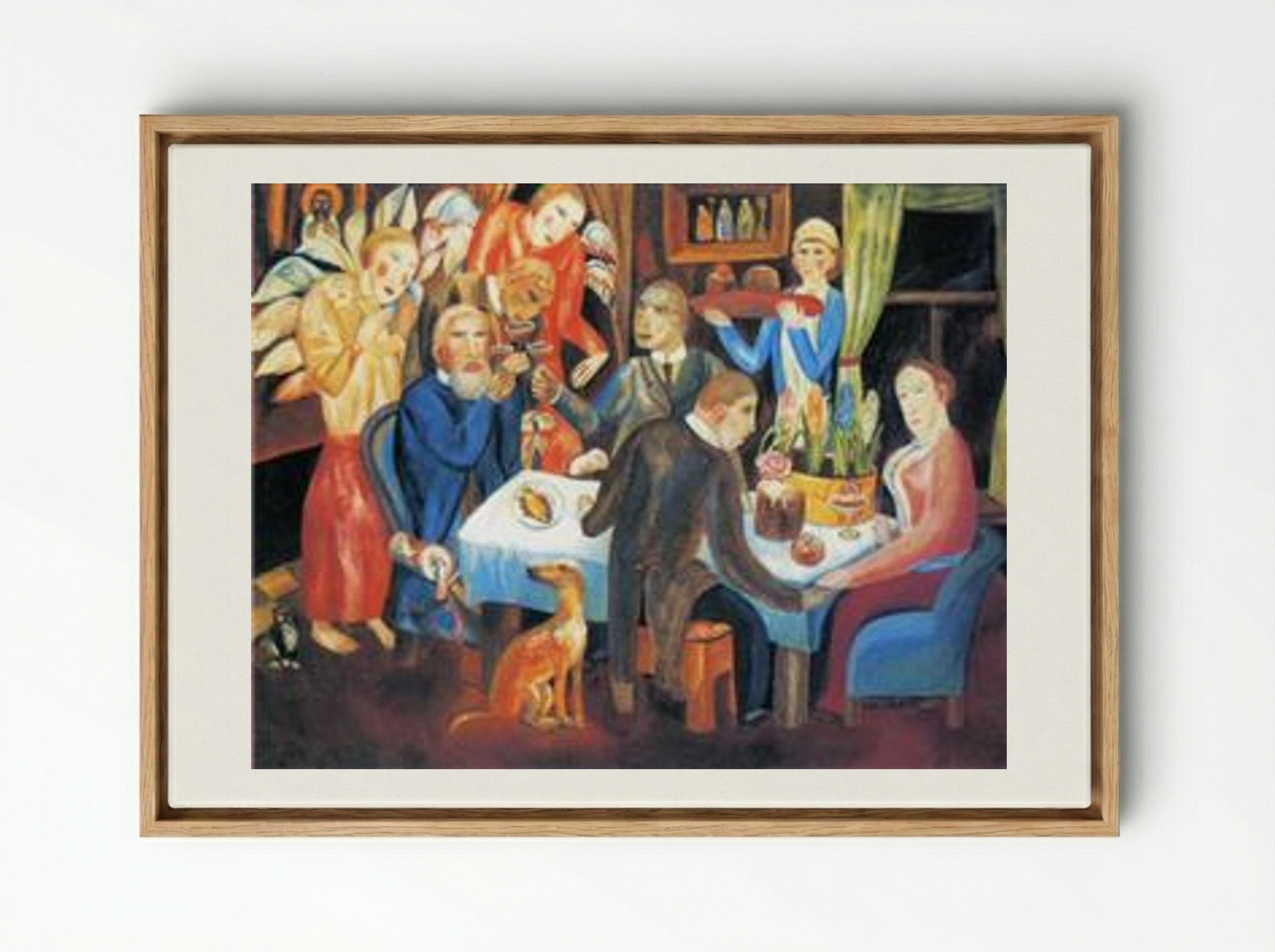 Easter - Pavel Filonov - Framed Canvas Wood