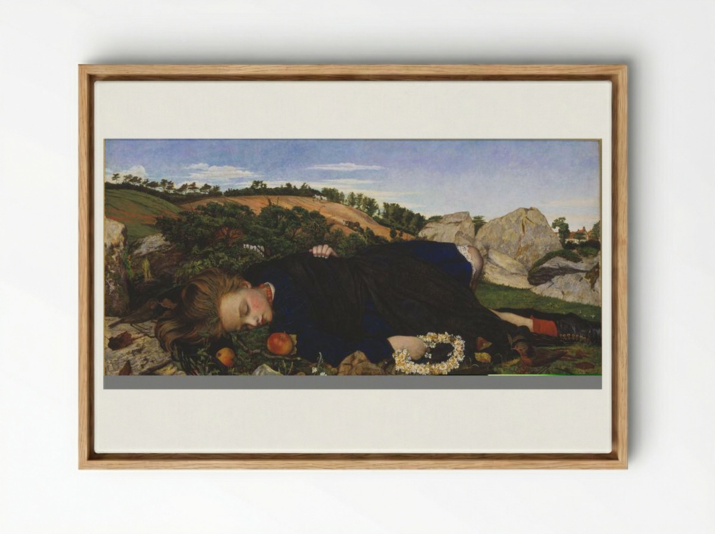 Robin of Modern Times - John Roddam Spencer Stanhope - Framed Canvas Wood