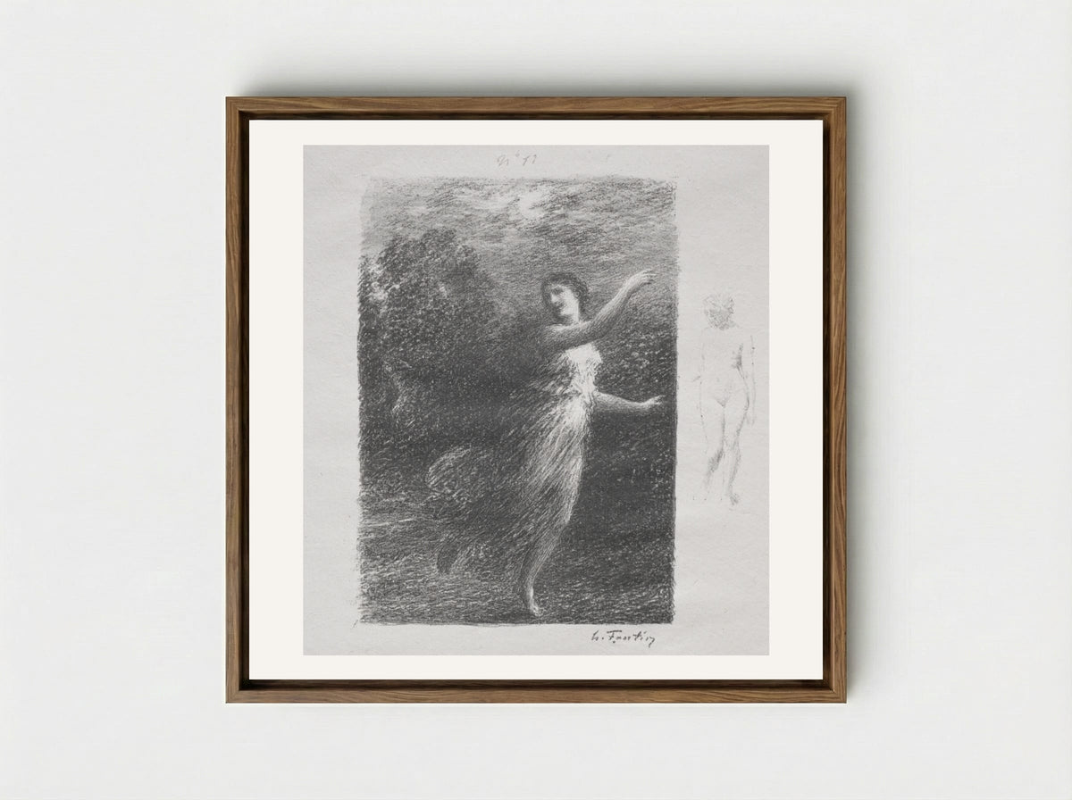XXIV - Henri Fantin-Latour - Framed Canvas Wood
