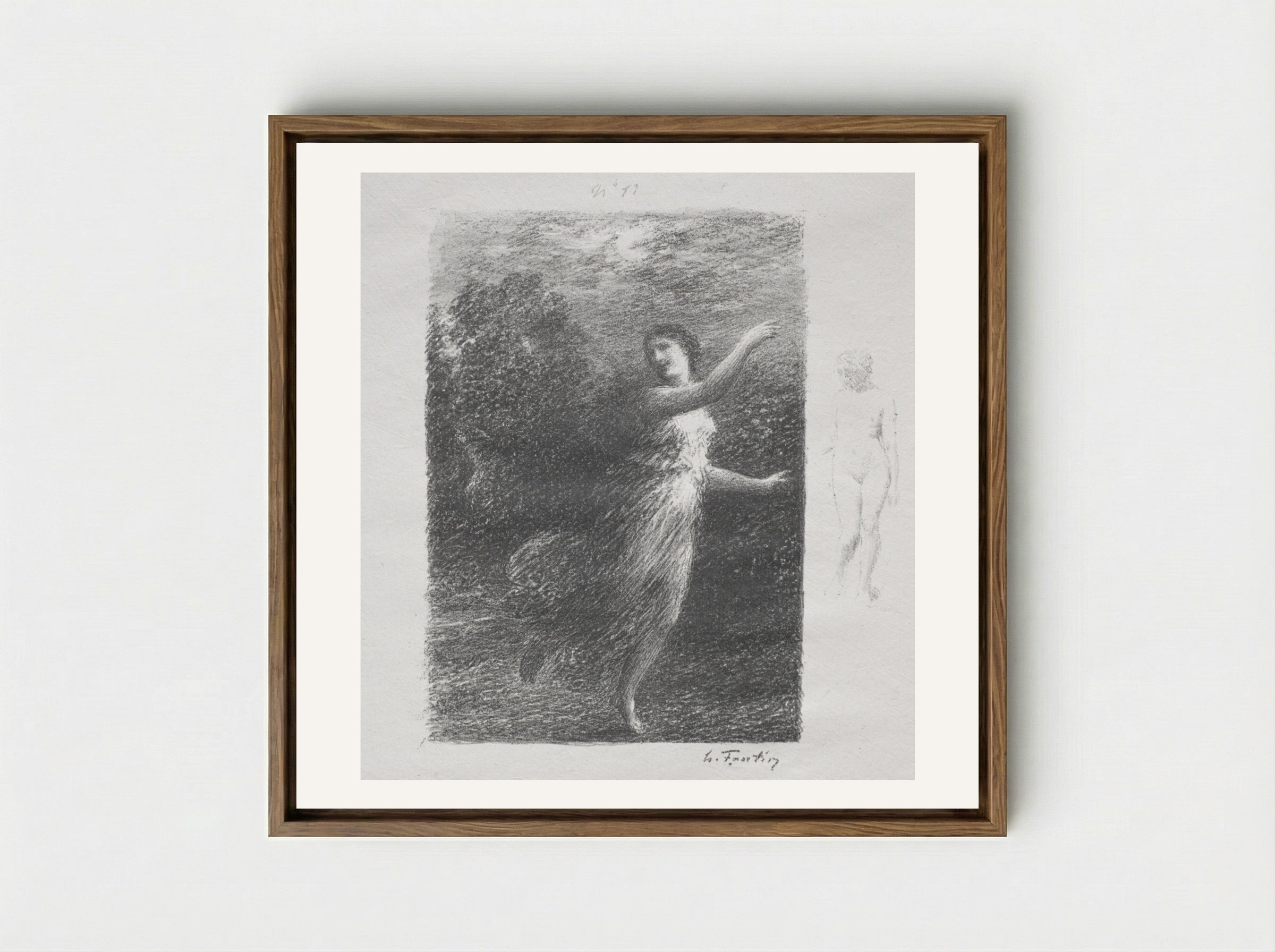 XXIV - Henri Fantin-Latour - Framed Canvas Wood