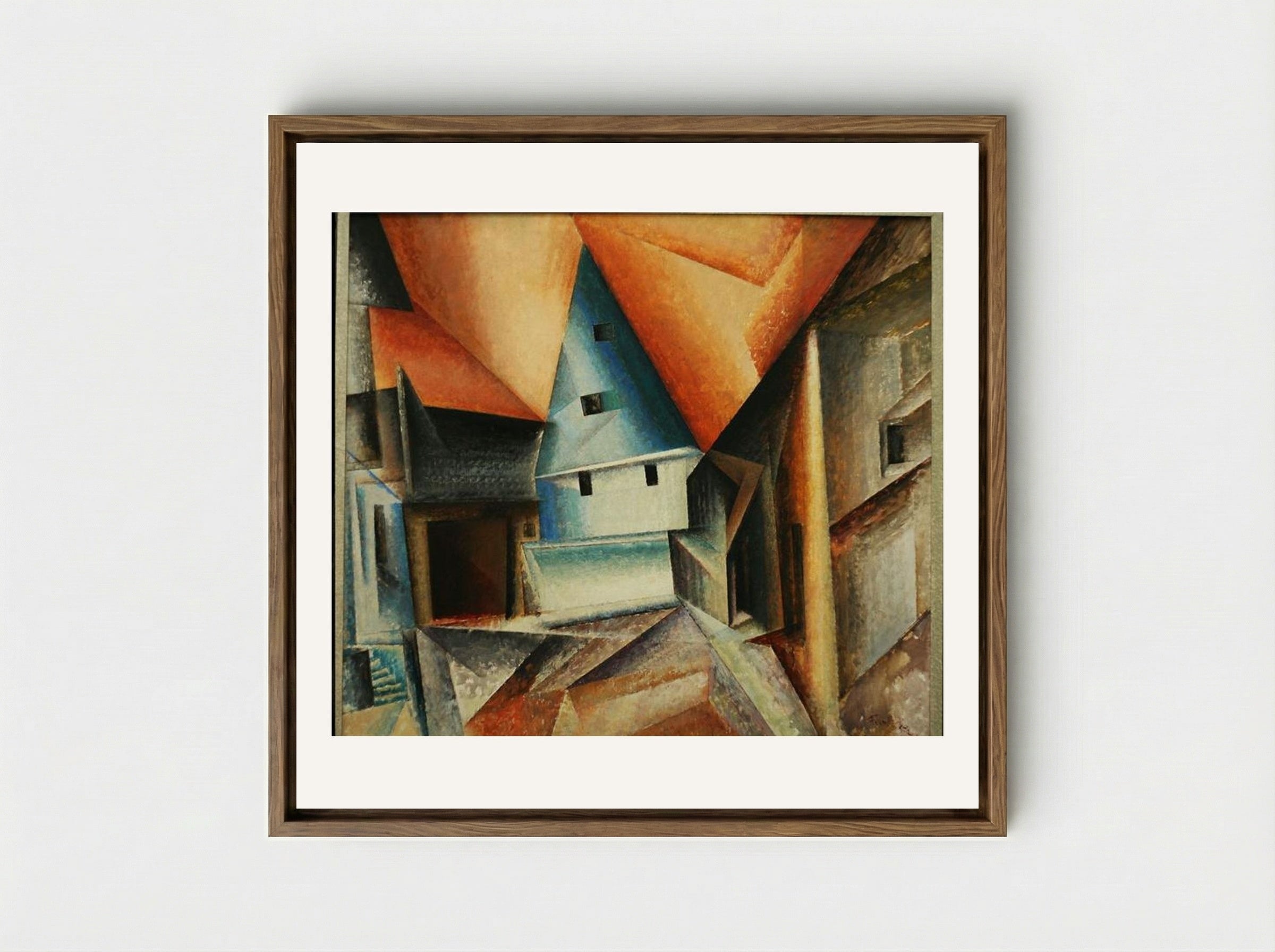 Oberweimar - Lyonel Feininger - Framed Canvas Wood