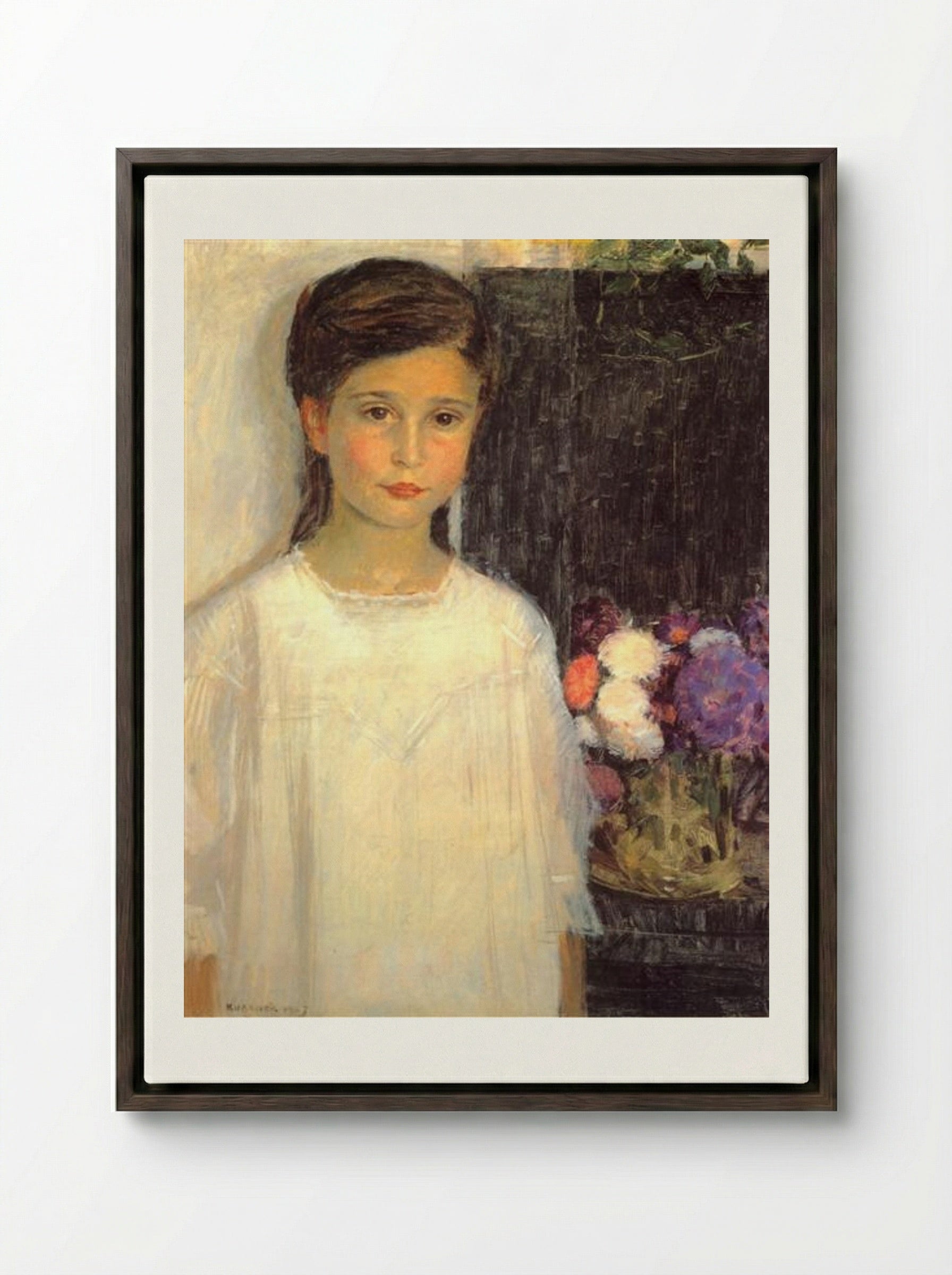 Mira Baue - Max Kurzweil - Framed Canvas Dark Wood