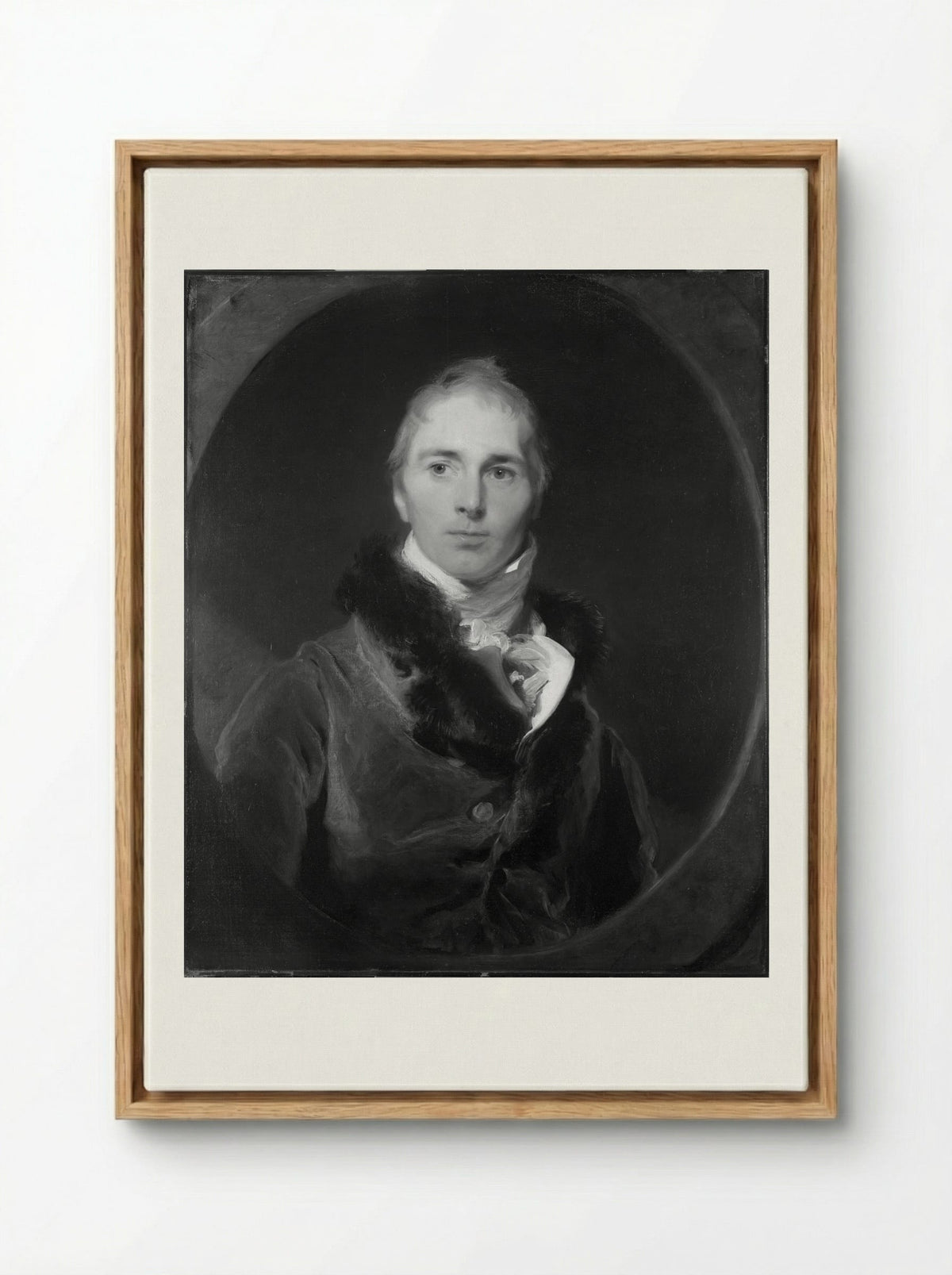 Francis Moore - Sir Thomas Lawrence - Framed Canvas Wood