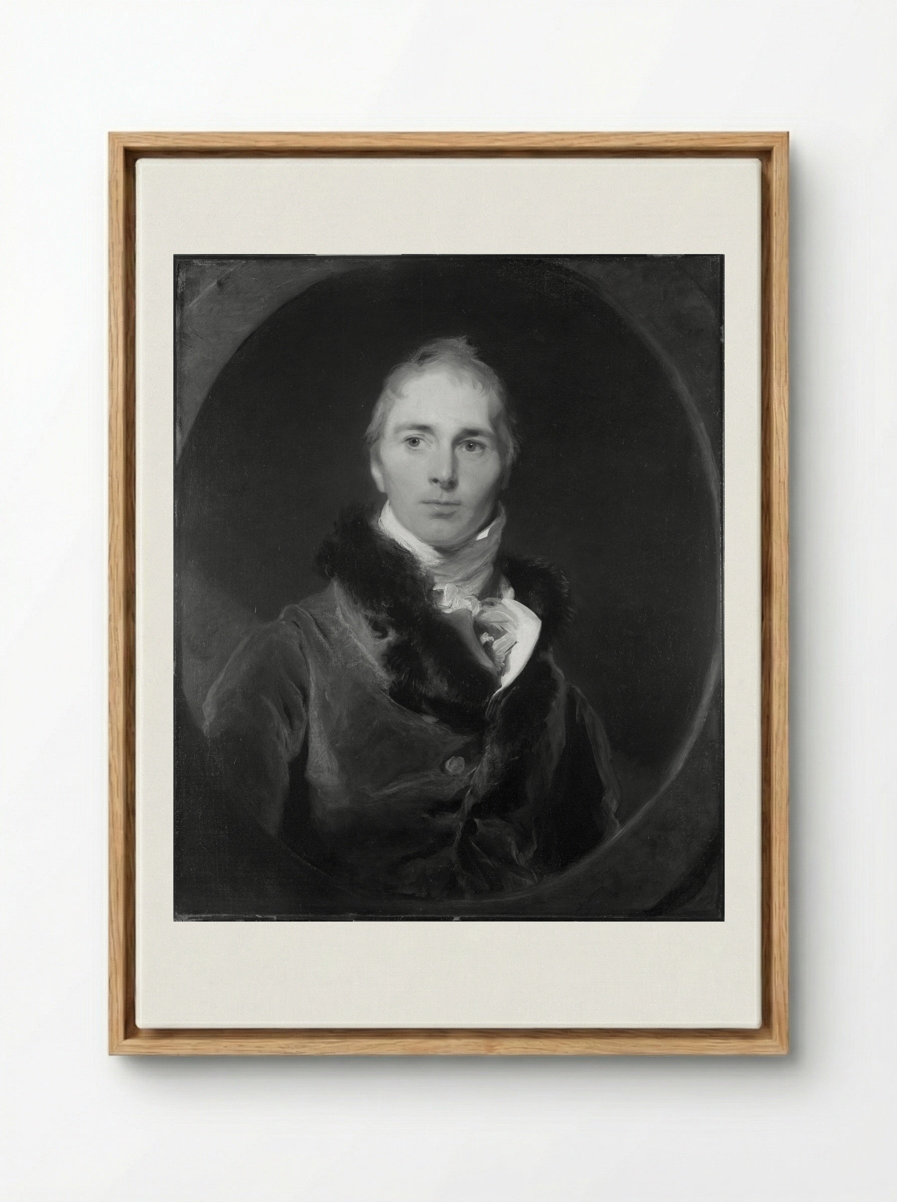 Francis Moore - Sir Thomas Lawrence - Framed Canvas Wood