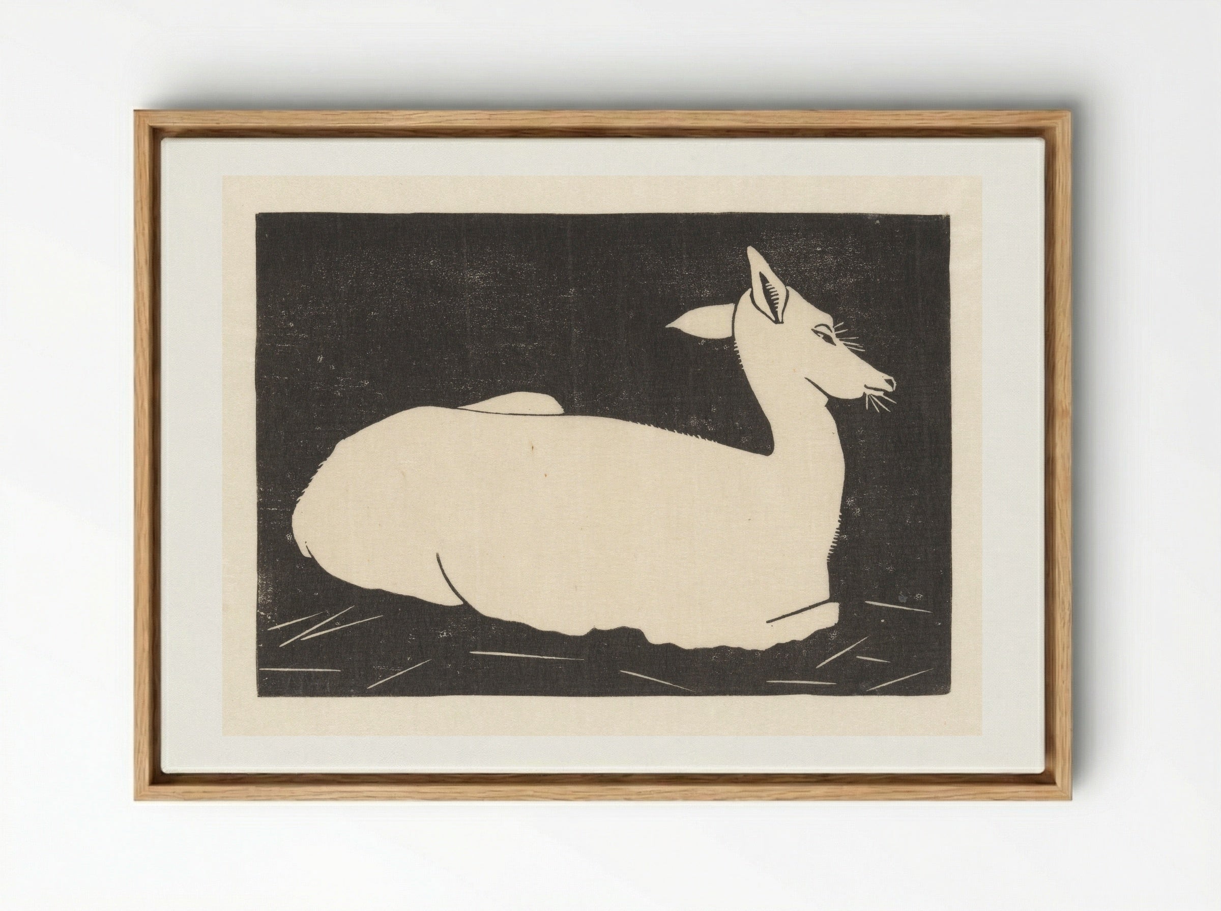 Hert (Deer) - Samuel Jessurun de Mesquita - Framed Canvas Wood