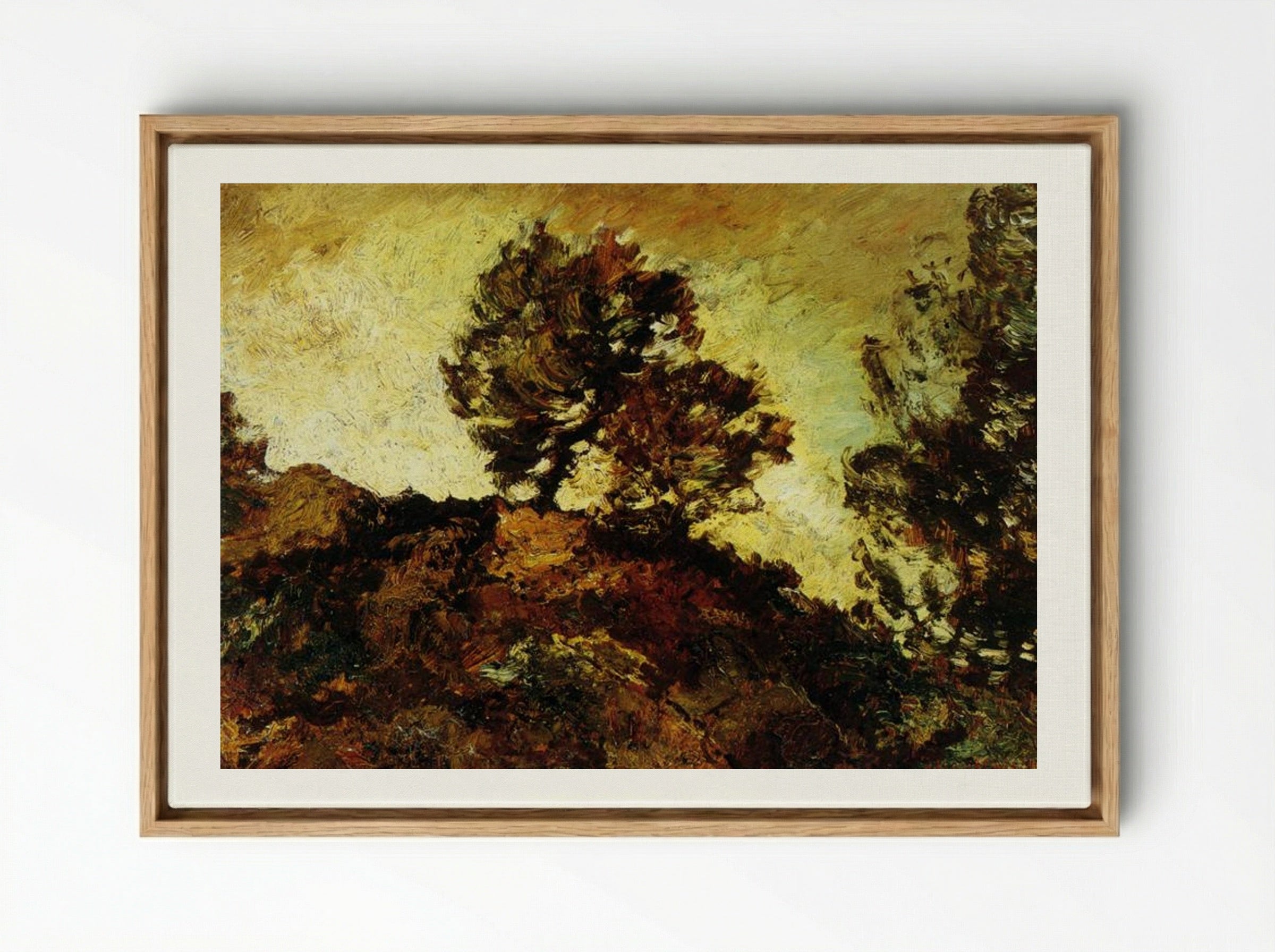 Landscape - Adolphe Monticelli - Framed Canvas Wood