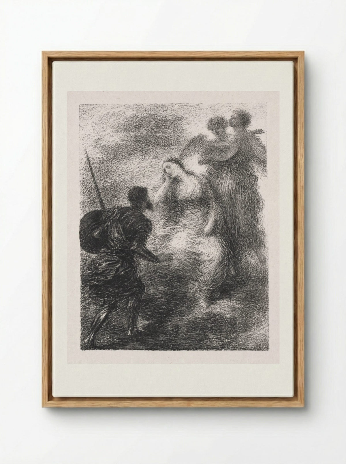 Vision - Henri Fantin-Latour - Framed Canvas Wood