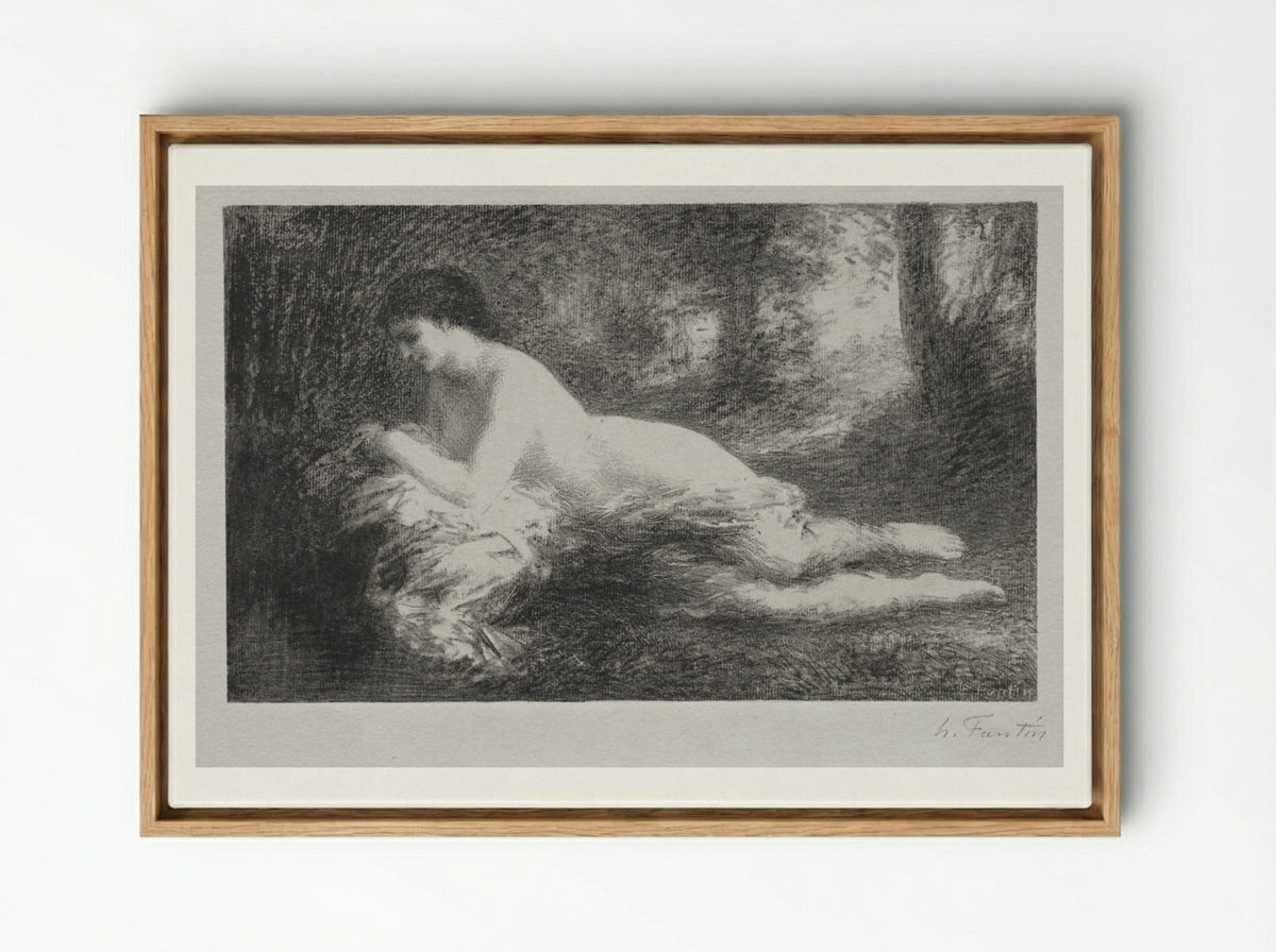 Réverie - Henri Fantin-Latour - Framed Canvas Wood