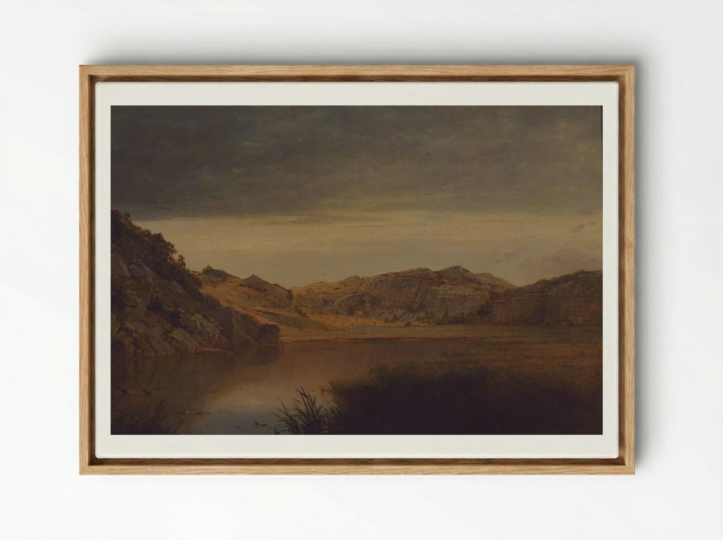 Paradise Rocks, Newport - John Frederick Kensett - Framed Canvas Wood