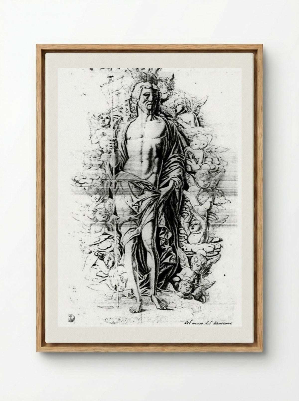 Christ in Limbo - Andrea Mantegna - Framed Canvas Wood