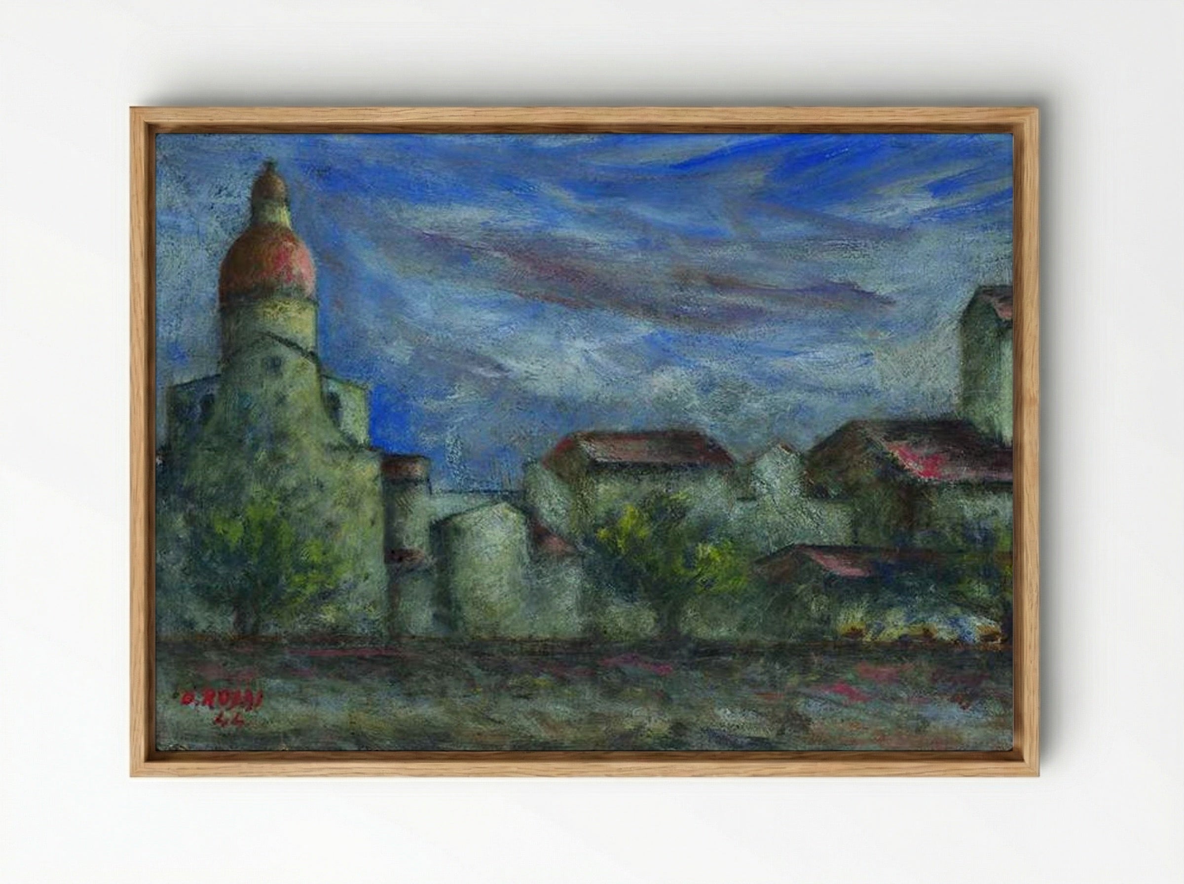 Chiesa del Cestello - Ottone Rosai - Framed Canvas Wood