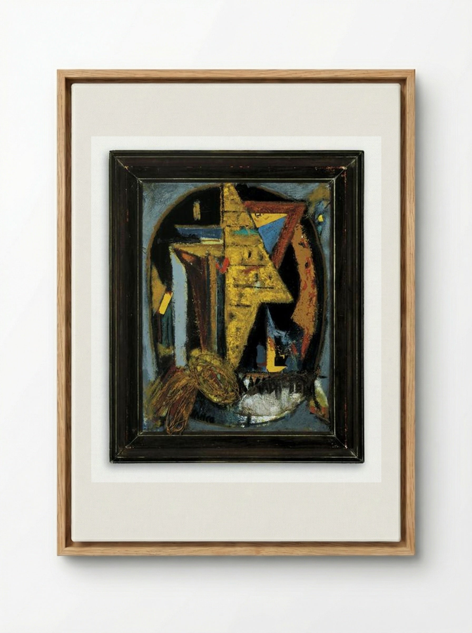Trophé - Marcel Janco - Framed Canvas Wood