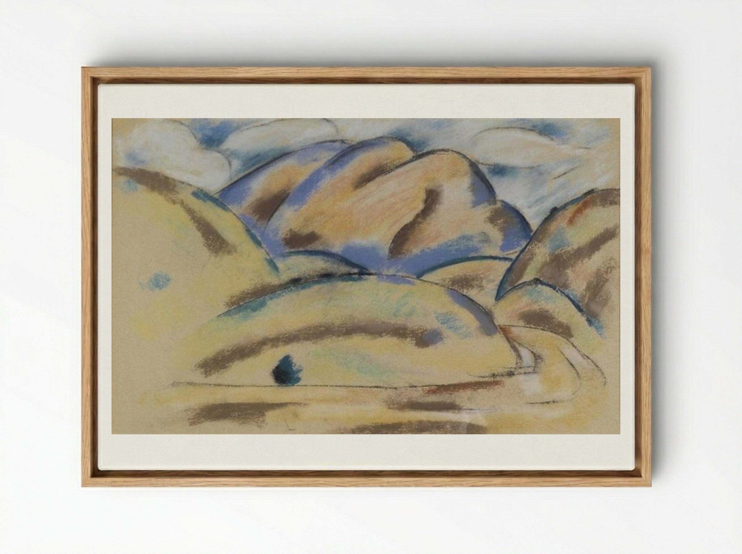 Landscape, New Mexico - Marsden Hartley - Framed Canvas Wood