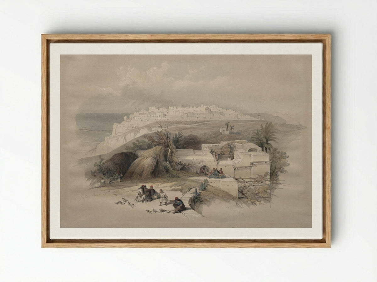 Jaffa - David Roberts - Framed Canvas Wood