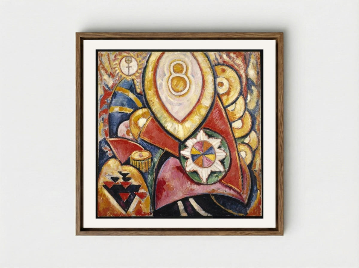 Painting No. 48 - Marsden Hartley - Framed Canvas Wood