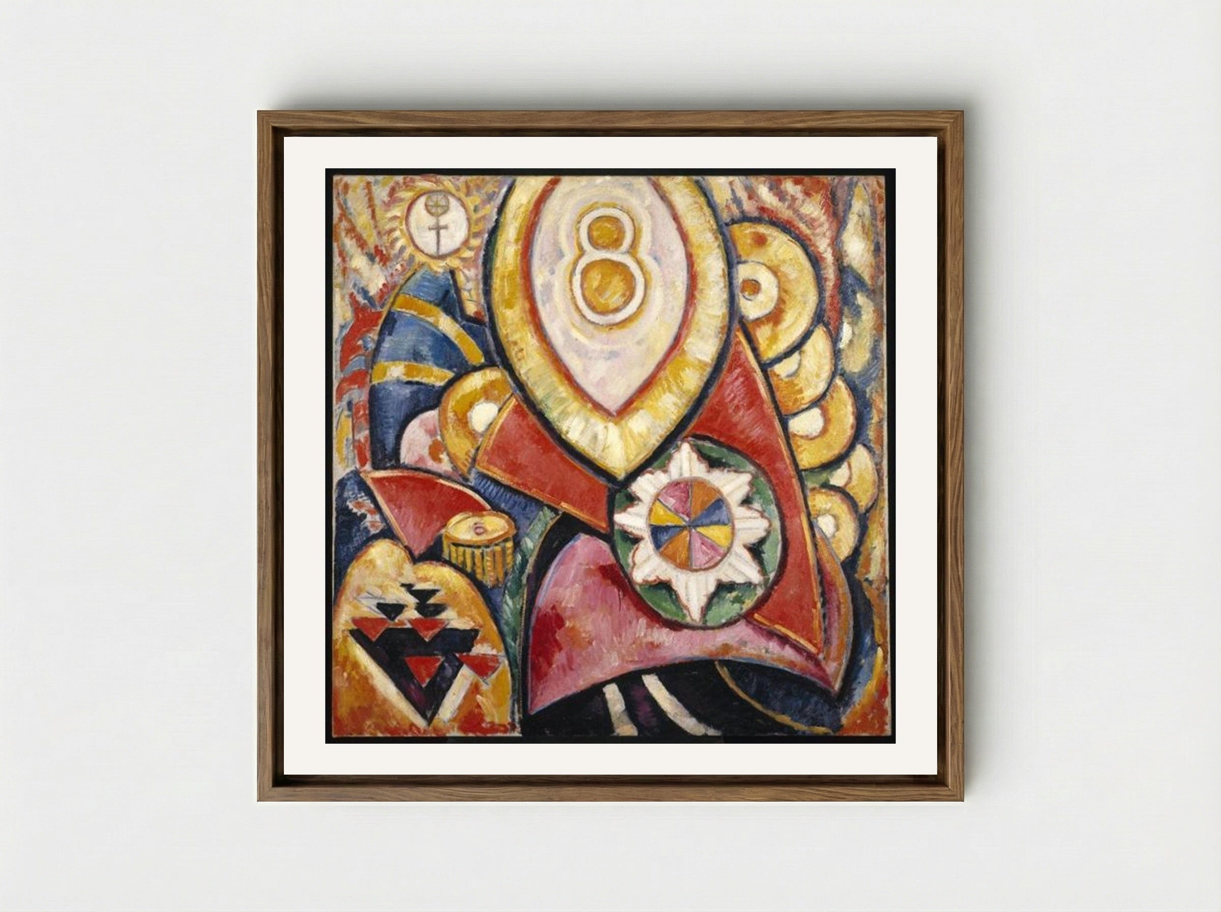 Painting No. 48 - Marsden Hartley - Framed Canvas Wood