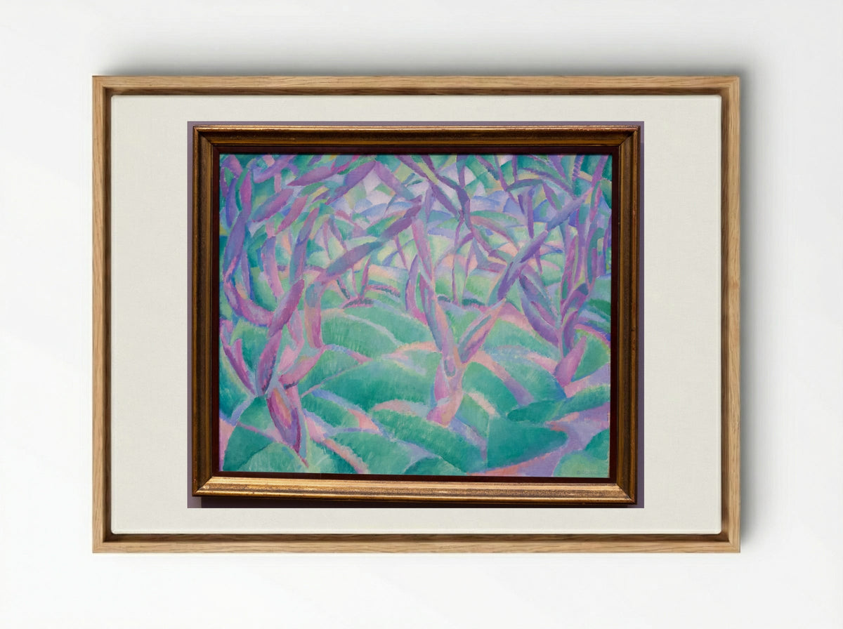 Trees in the Woods - Leo Gestel - Framed Canvas Wood