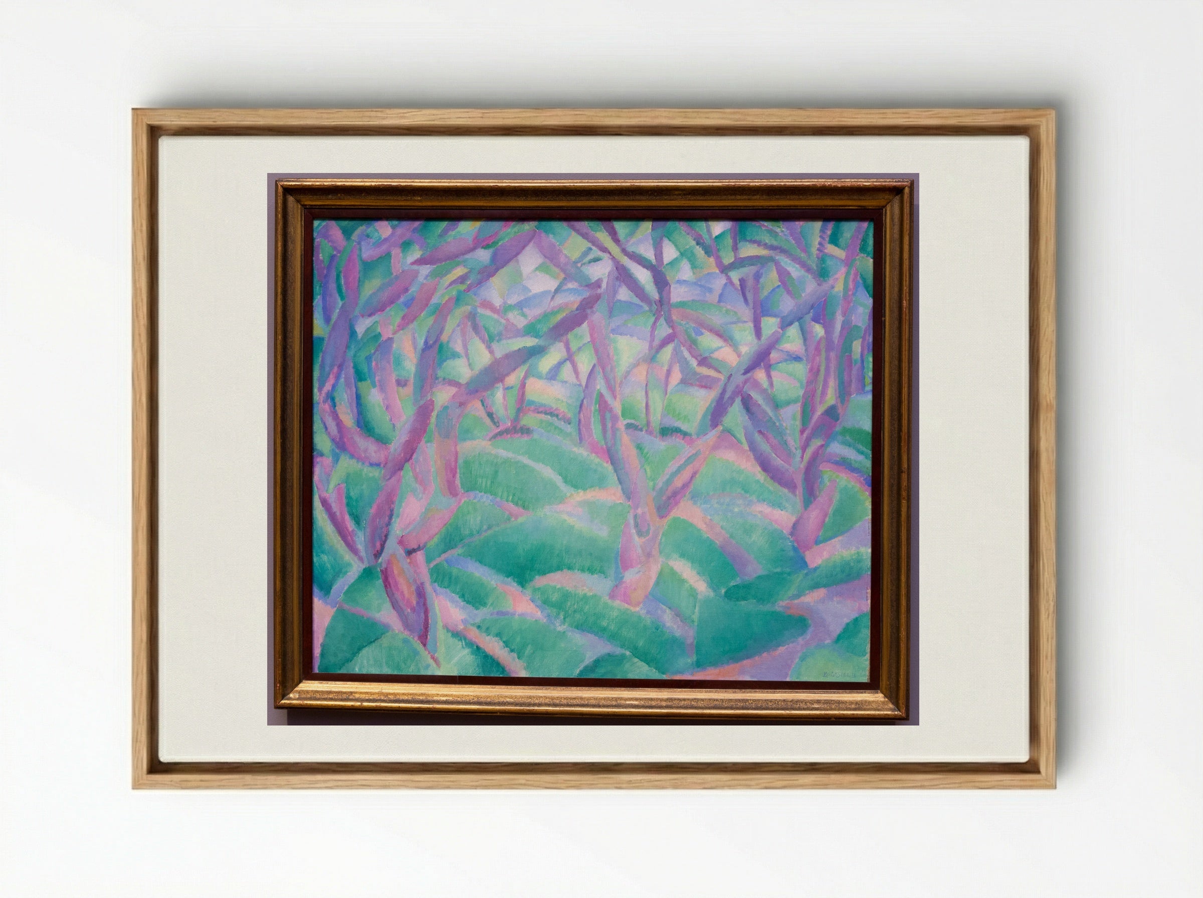 Trees in the Woods - Leo Gestel - Framed Canvas Wood