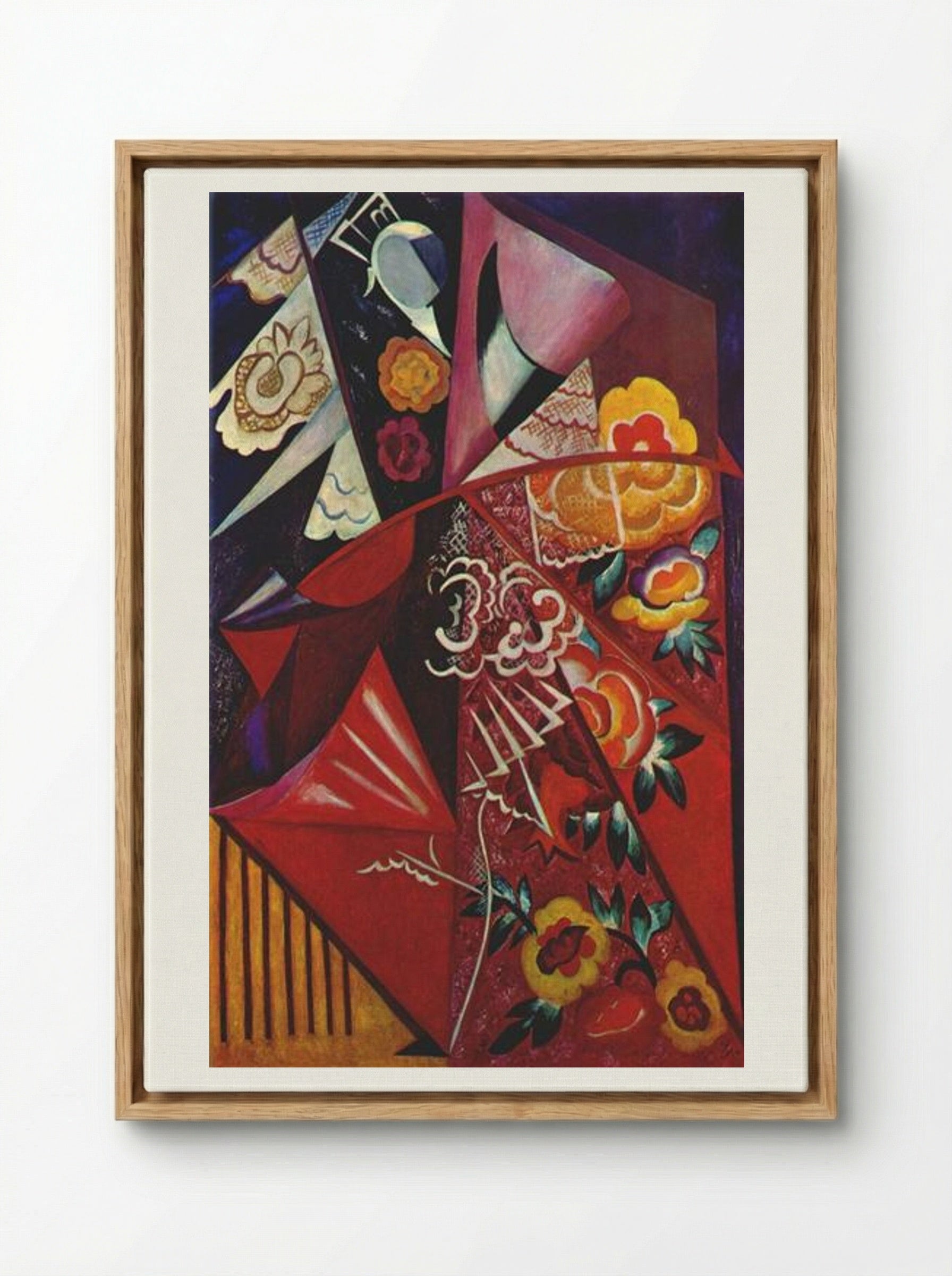 Espagnole - Natalia Goncharova - Framed Canvas Wood