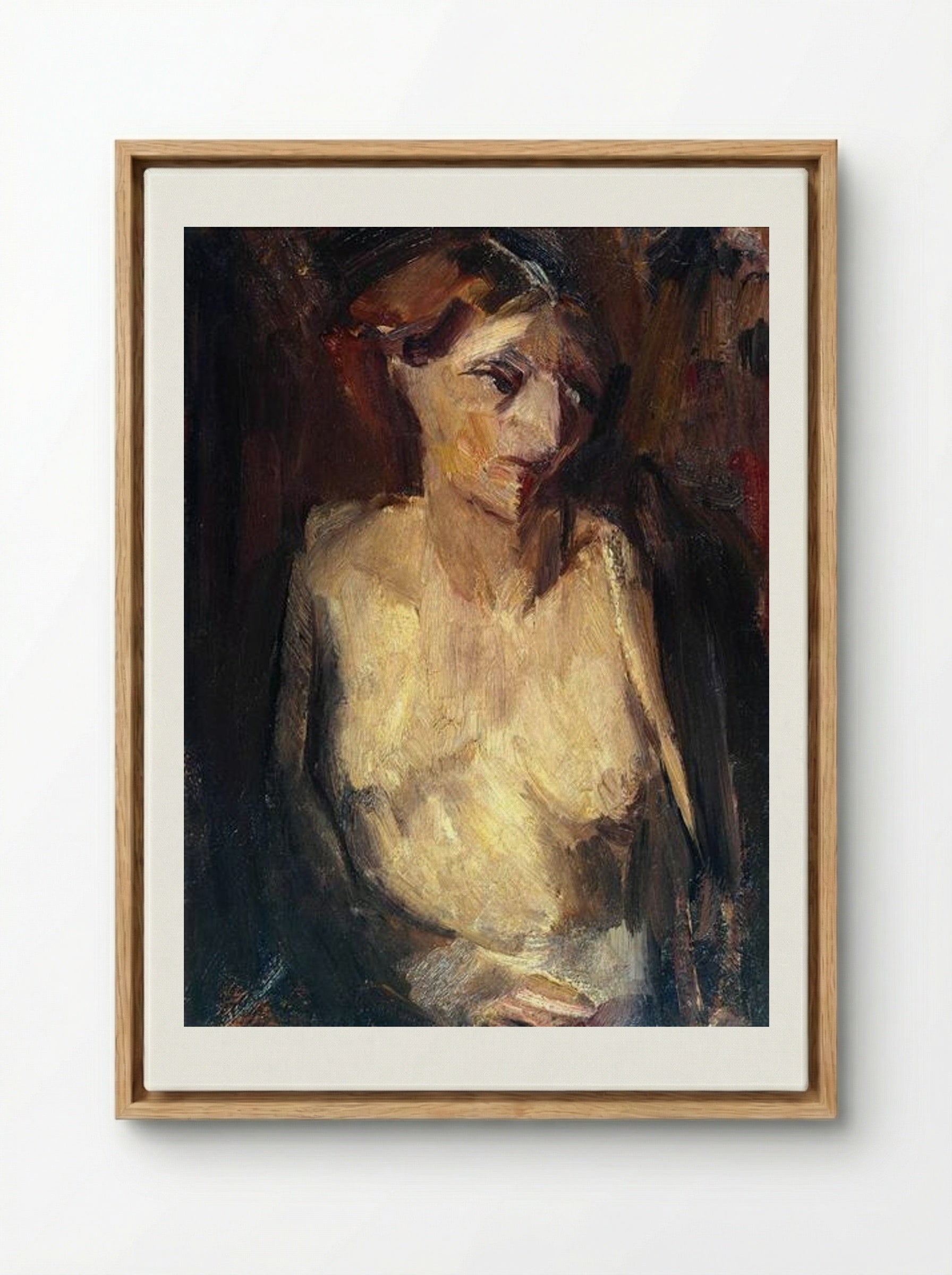 Lilian - David Bomberg - Framed Canvas Wood
